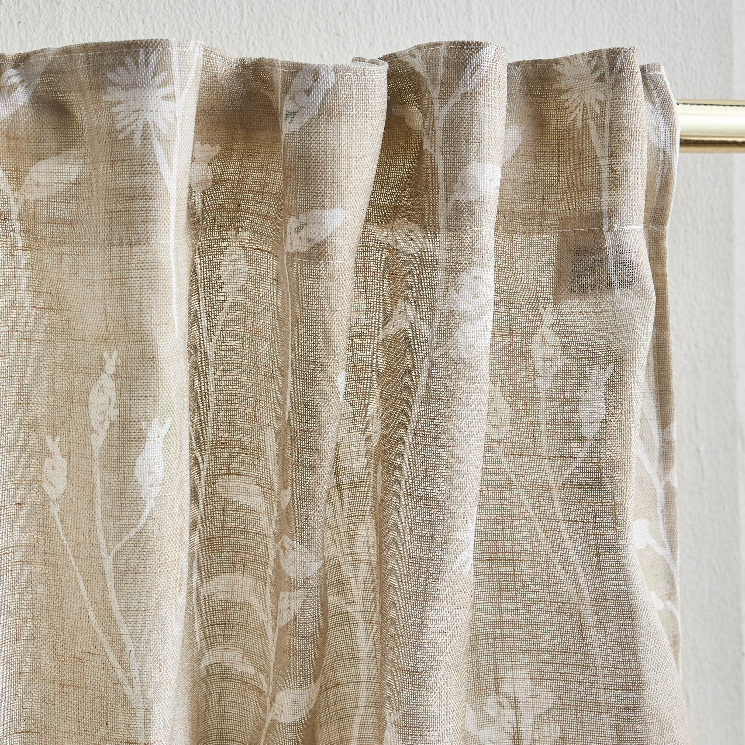 طقم ستائر شفافة قطعتان - كاثرين - 135x320 سم-household-windows-curtains-image-2