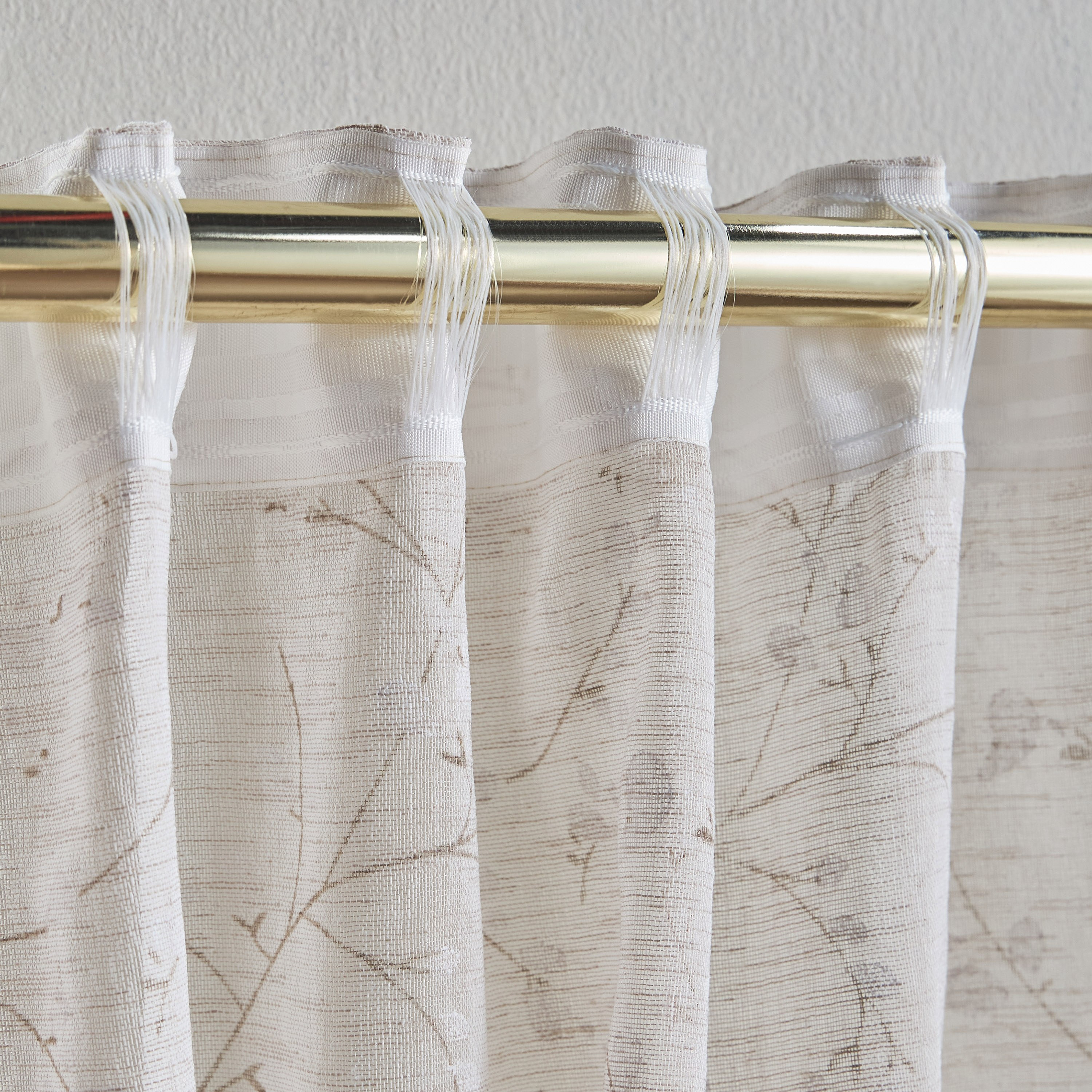 Liana 2-Piece Sheer Curtain Set - 135x280 cm-household-windows-curtains-image-3