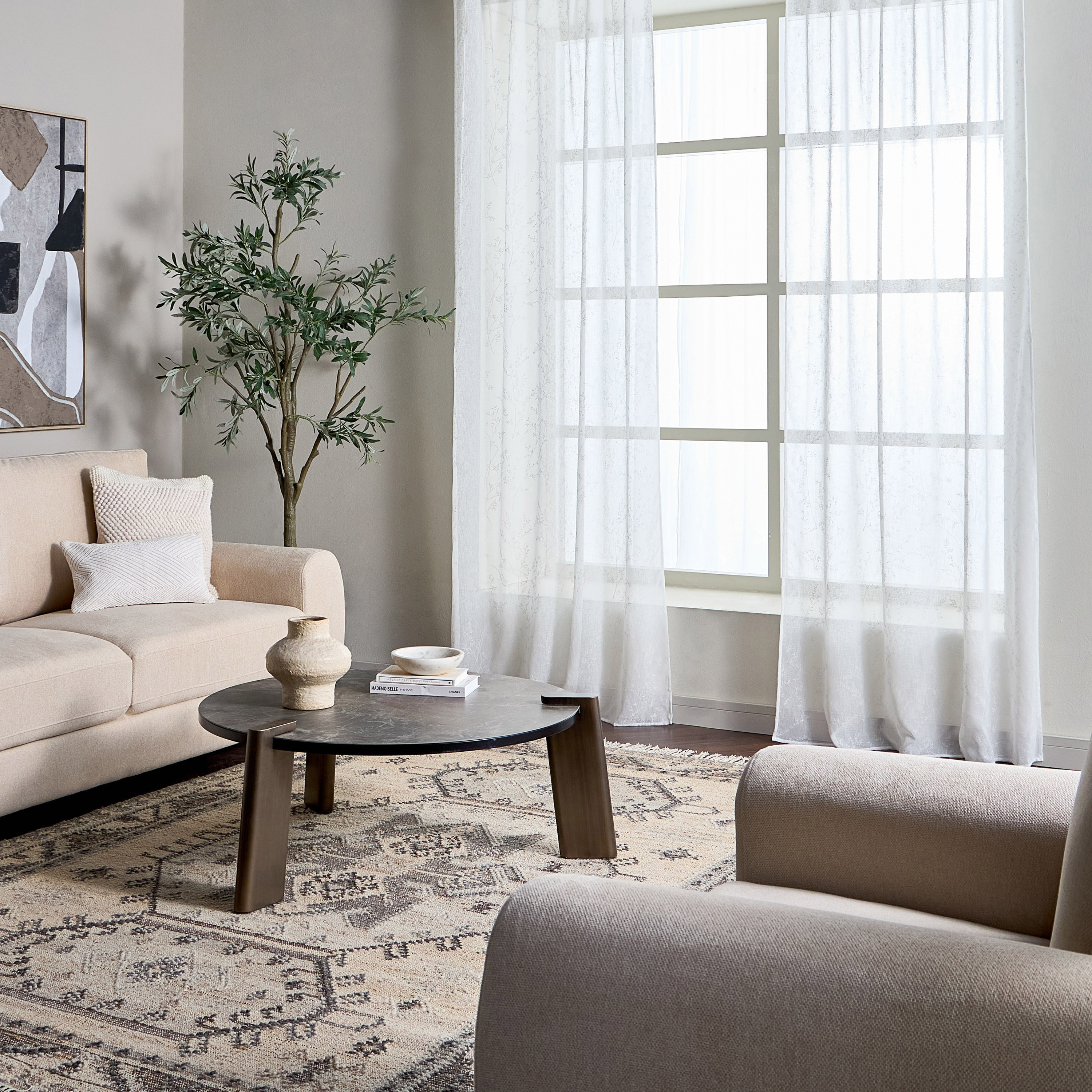 Livia 2-Piece Sheer Curtain Set - 135x280 cm-household-windows-curtains-image-5