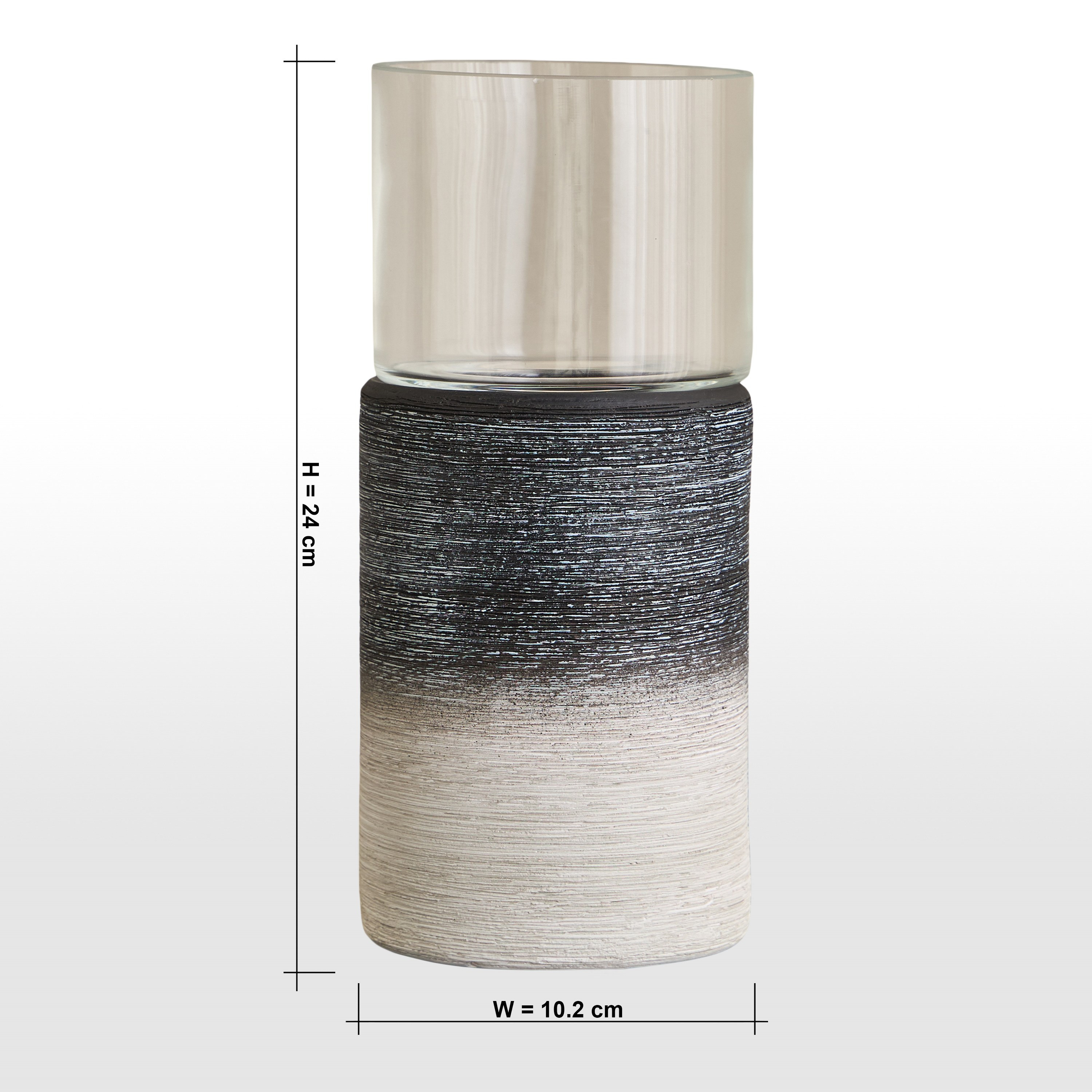 Modern Mono Hurricane Candleholder-household-decor-candleholdersandlanterns-image-6