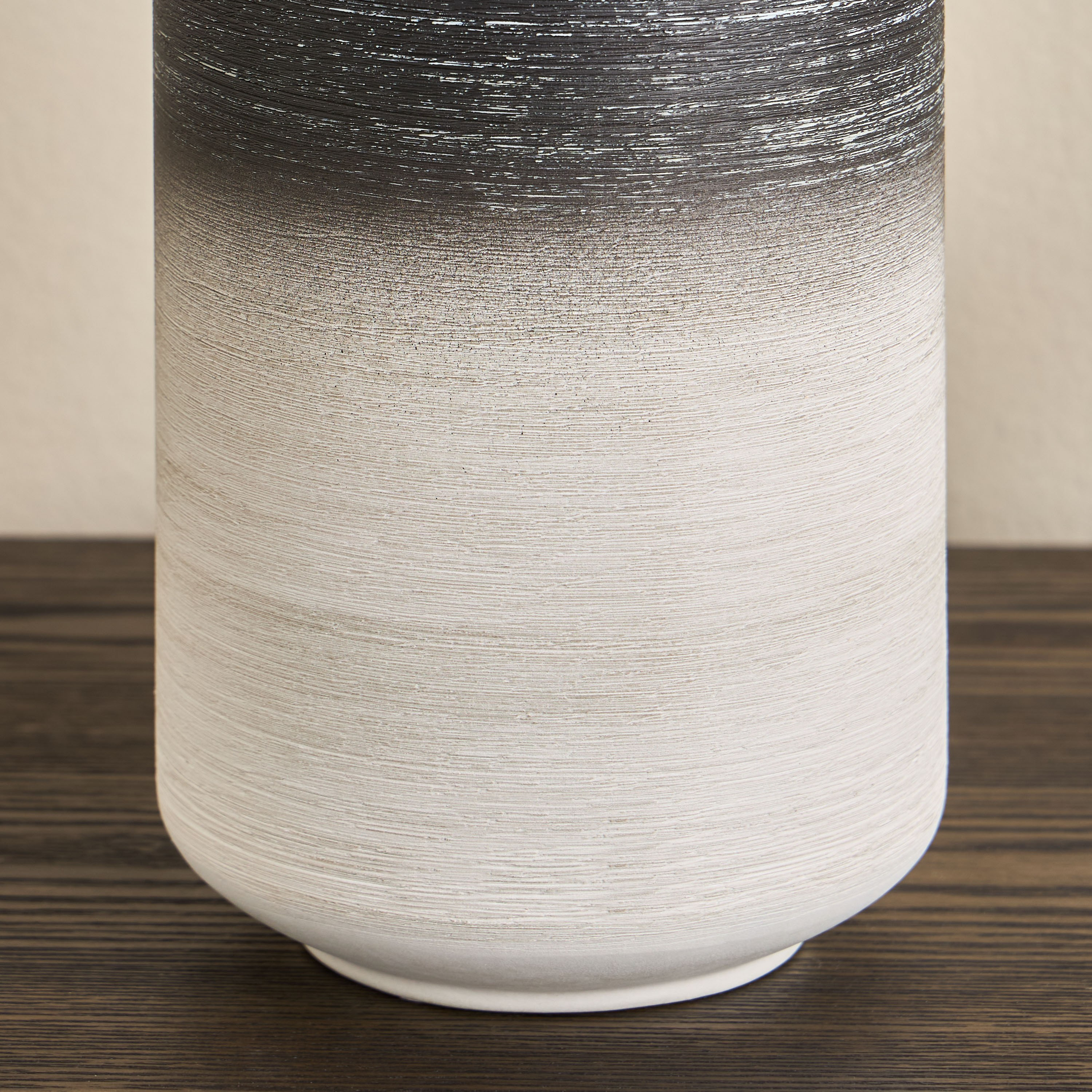 Modern Mono Ash Ceramic Vase - 45 cm-household-decor-vasesandbowls-image-2