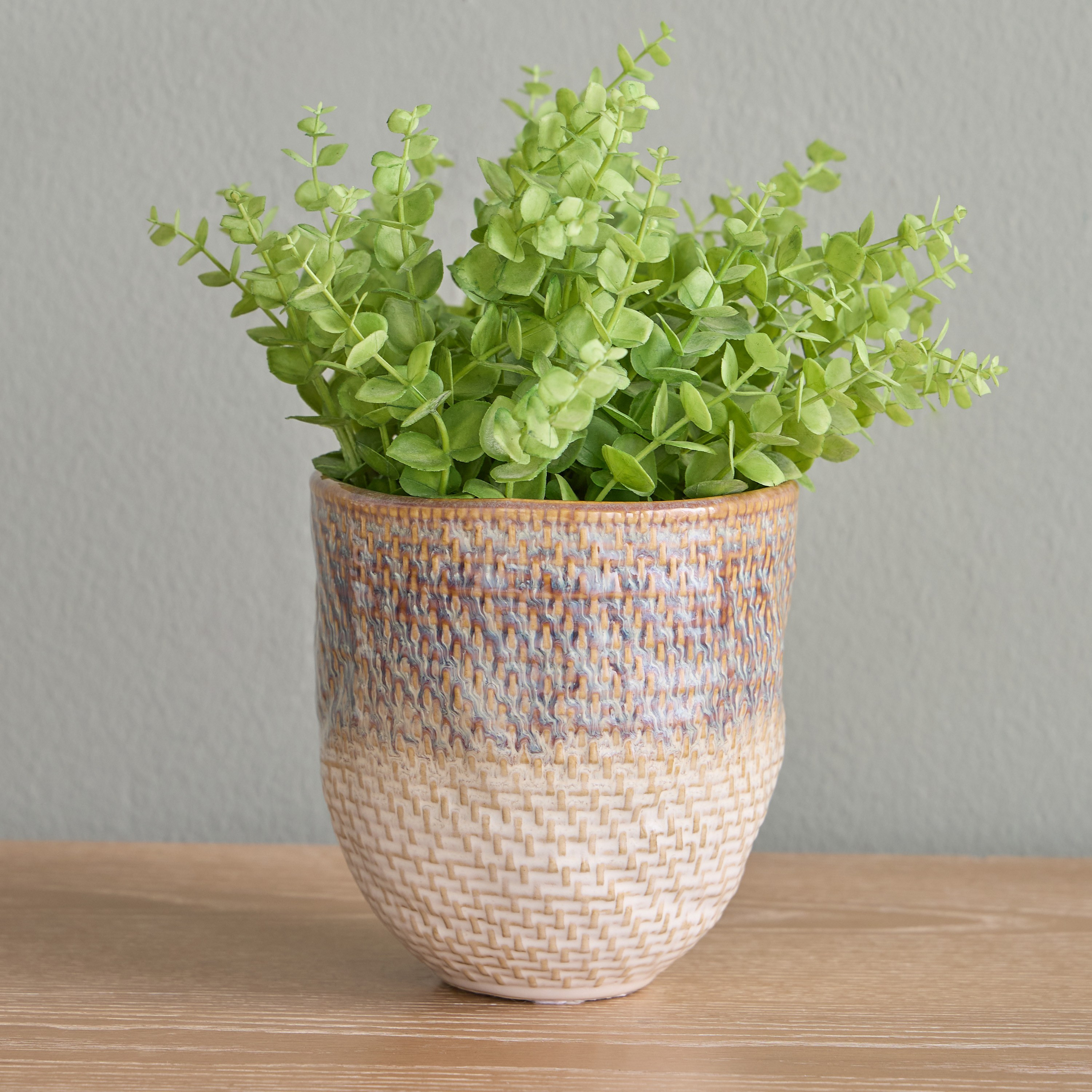 Raha Bailey Ceramic Planter - 15 cm-household-gardenandoutdoor-potsandplanters-planters-image-1