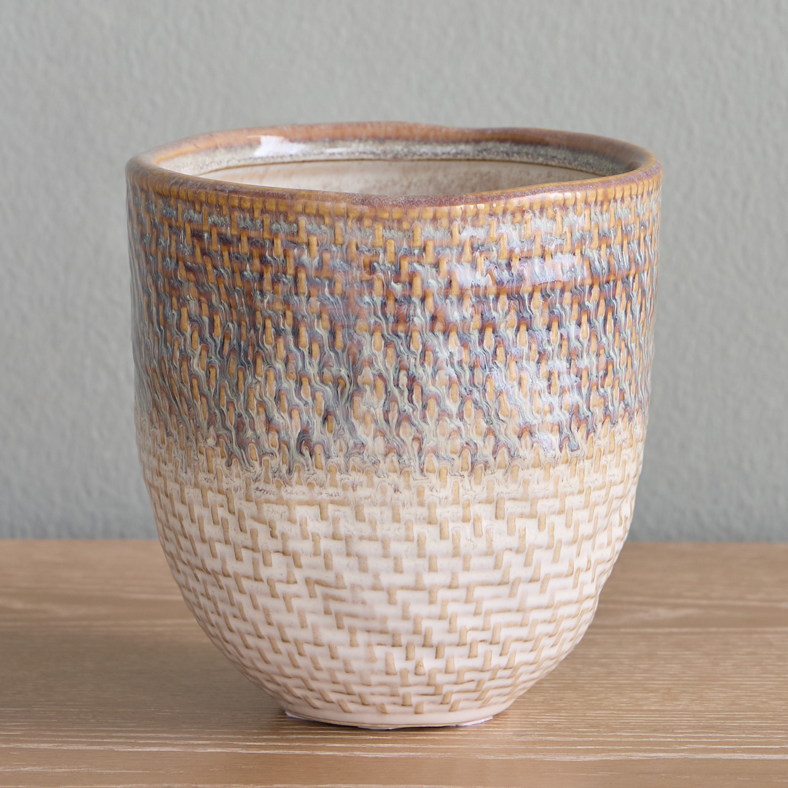 Raha Bailey Ceramic Planter - 15 cm-household-gardenandoutdoor-potsandplanters-planters-image-2