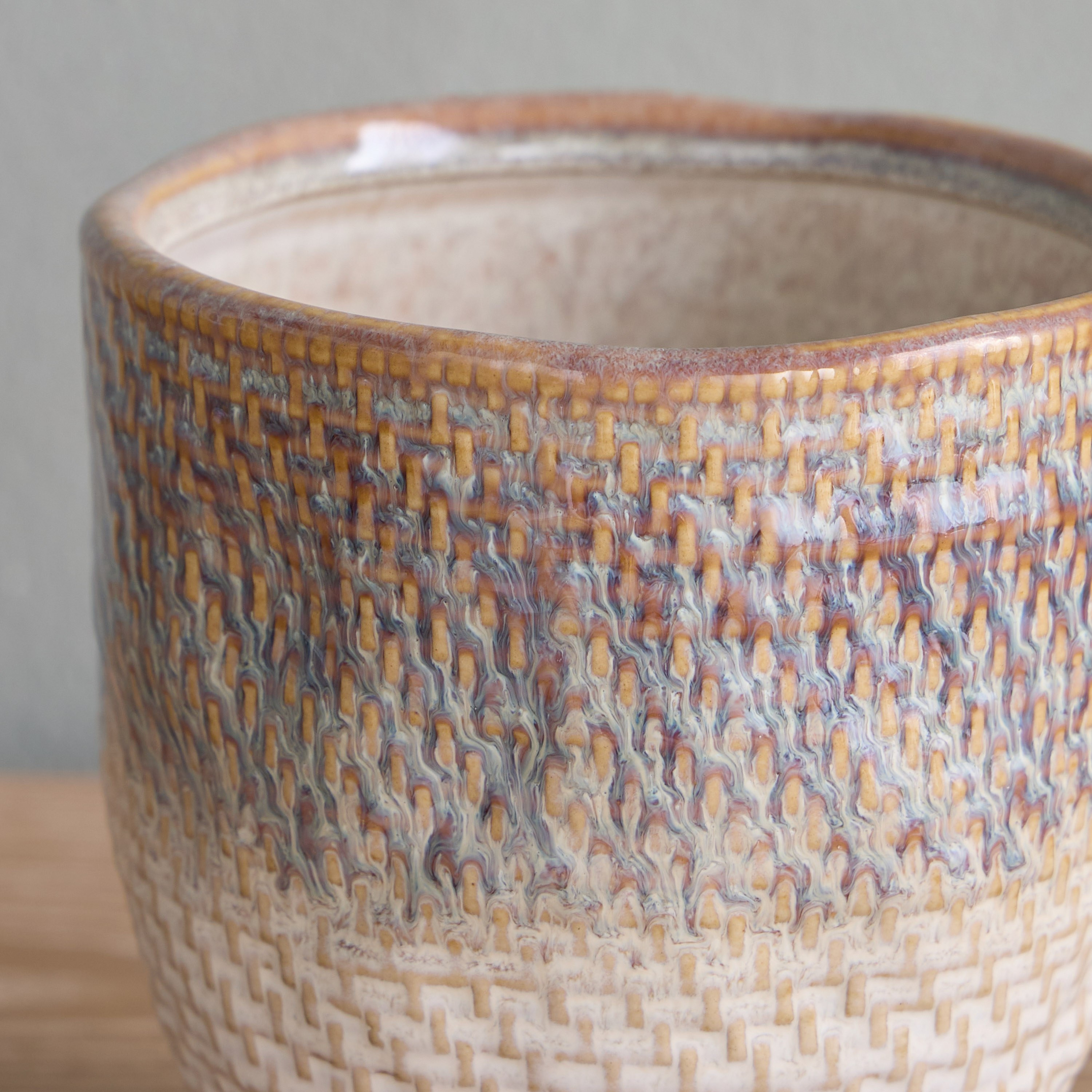 Raha Bailey Ceramic Planter - 15 cm-household-gardenandoutdoor-potsandplanters-planters-image-3