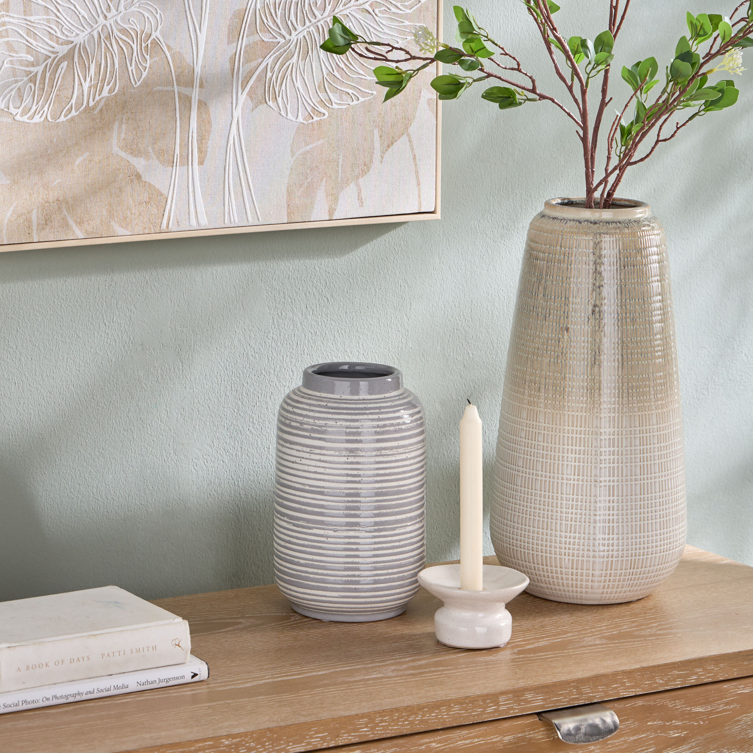 Nouf Paulina Ceramic Vase - 23 cm-household-decor-vasesandbowls-image-3