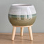 إناء زرع سيراميك مع حامل هودسون - راحة - 28 سم-household-gardenandoutdoor-potsandplanters-planters-image-3