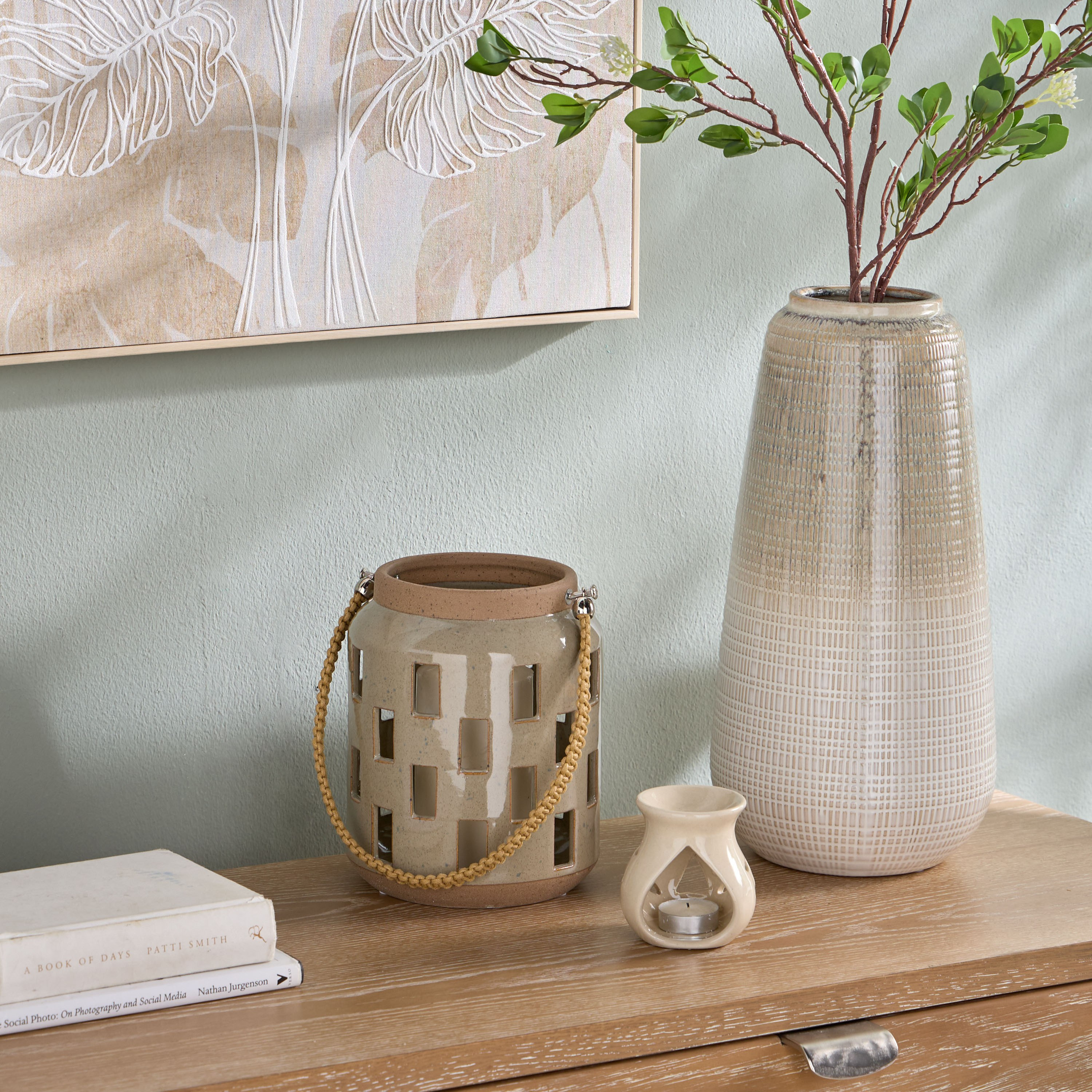 Raha Bailey Ceramic Vase - 38 cm-household-decor-vasesandbowls-image-3
