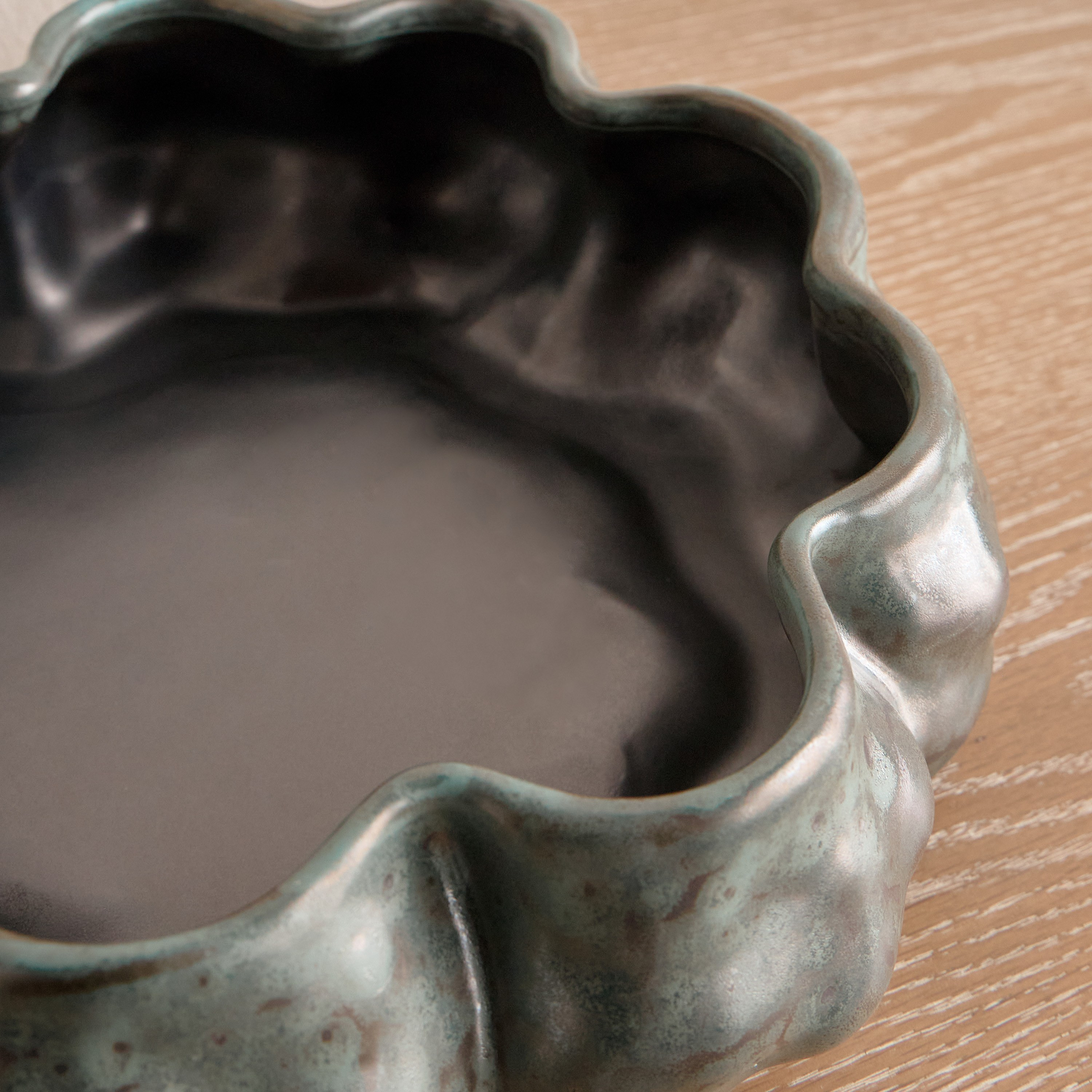 Nouf Caleb Bulb Ceramic Decorative Bowl - 29 cm-household-decor-vasesandbowls-image-2