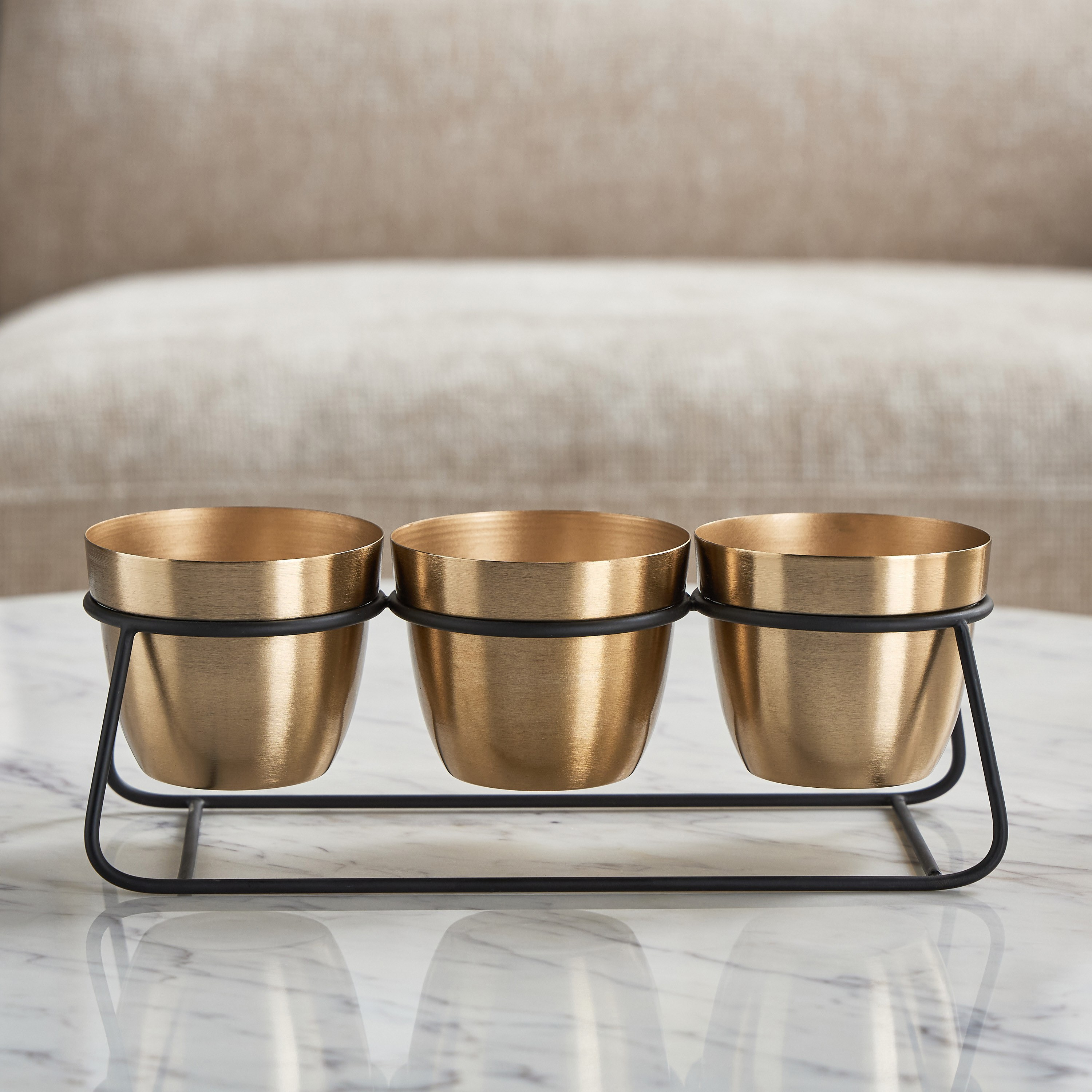 Mimosa Metal Planter - 11 cm-household-gardenandoutdoor-potsandplanters-planters-image-2