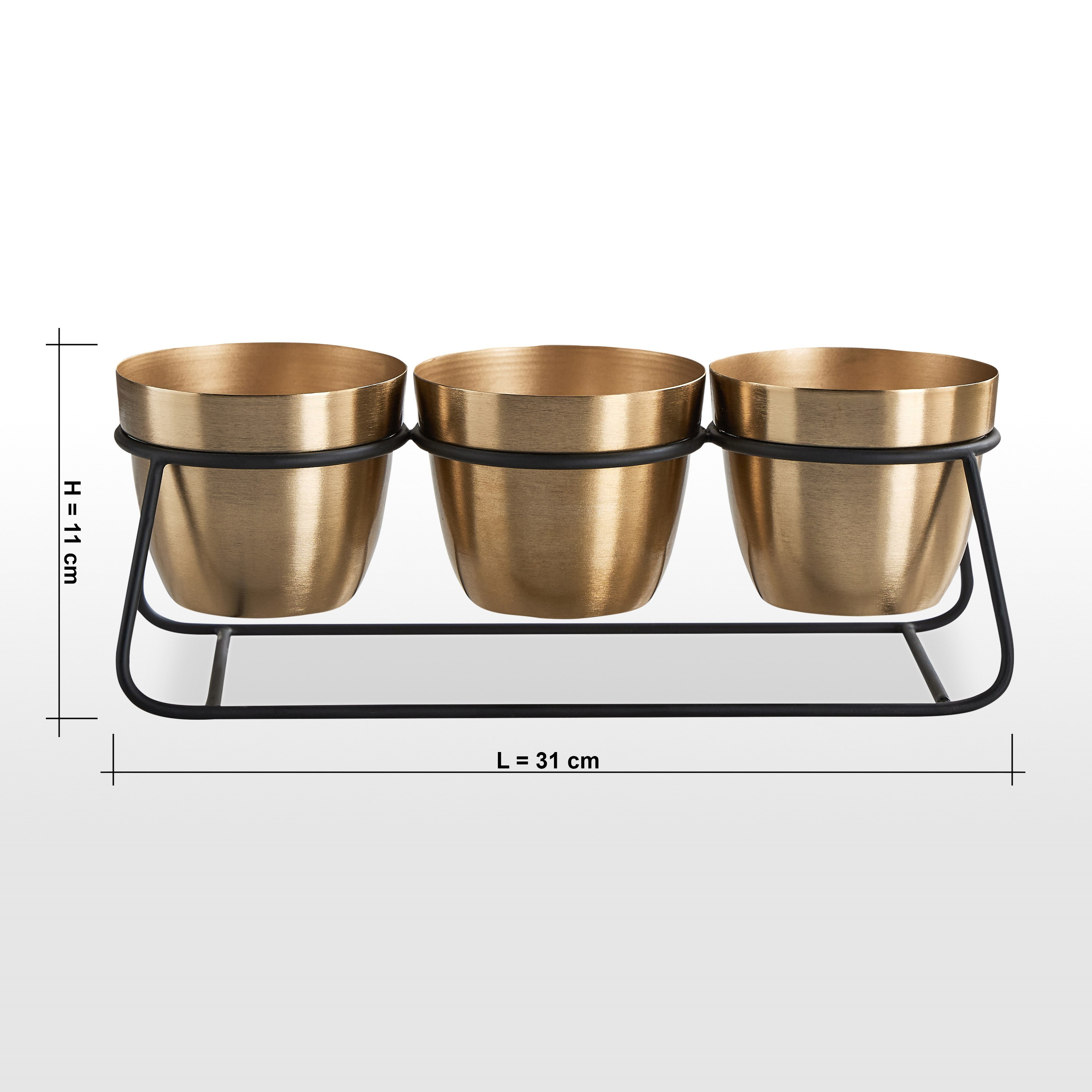 Mimosa Metal Planter - 11 cm-household-gardenandoutdoor-potsandplanters-planters-image-5