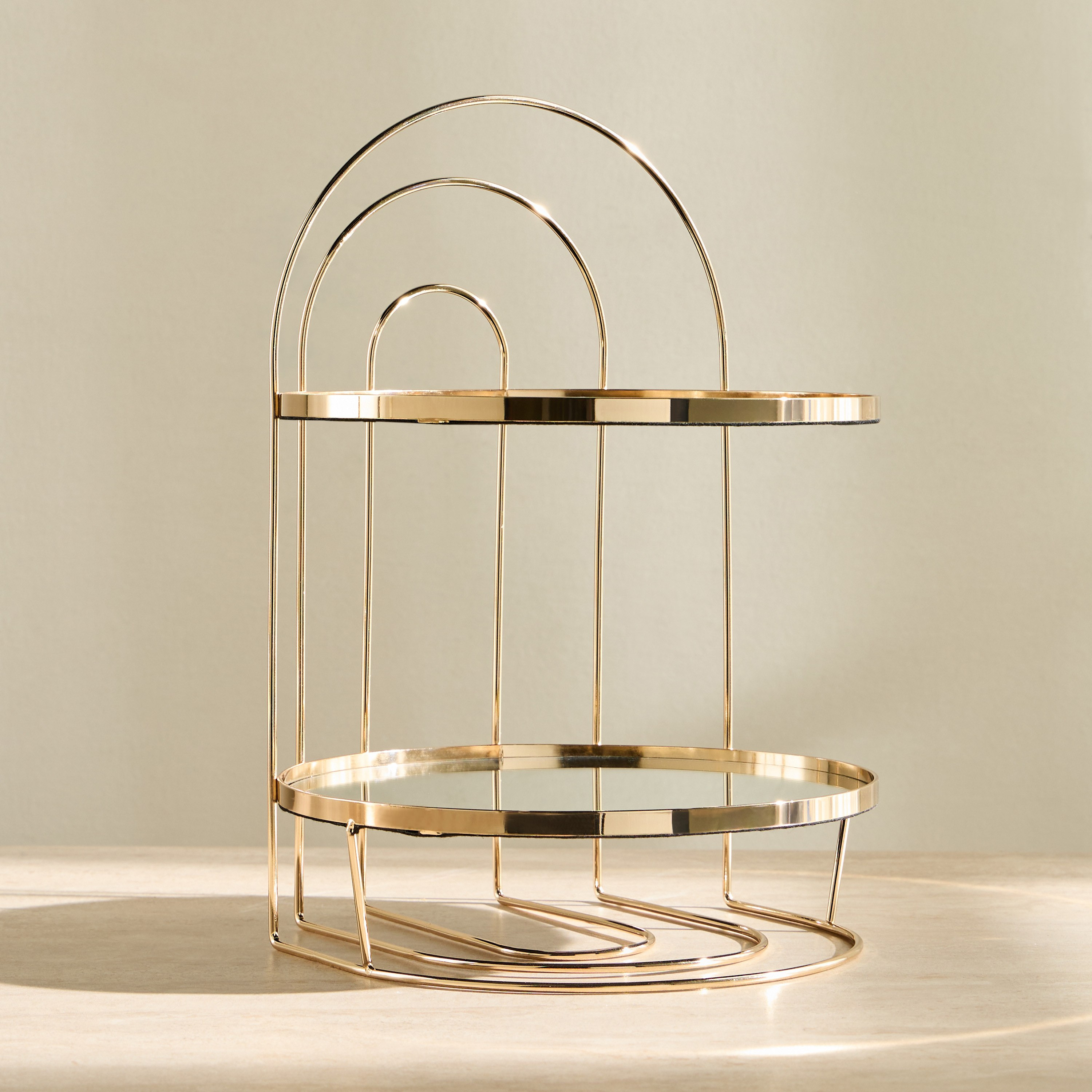 Shop Fatima Loop 2-Tier Decorative Stand | Homecentre UAE