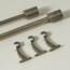 Henry Grooved Barrel Extendable Single Curtain Rod - 110-320 cm-household-windows-curtainrodsandaccessories-curtainrods-image-3