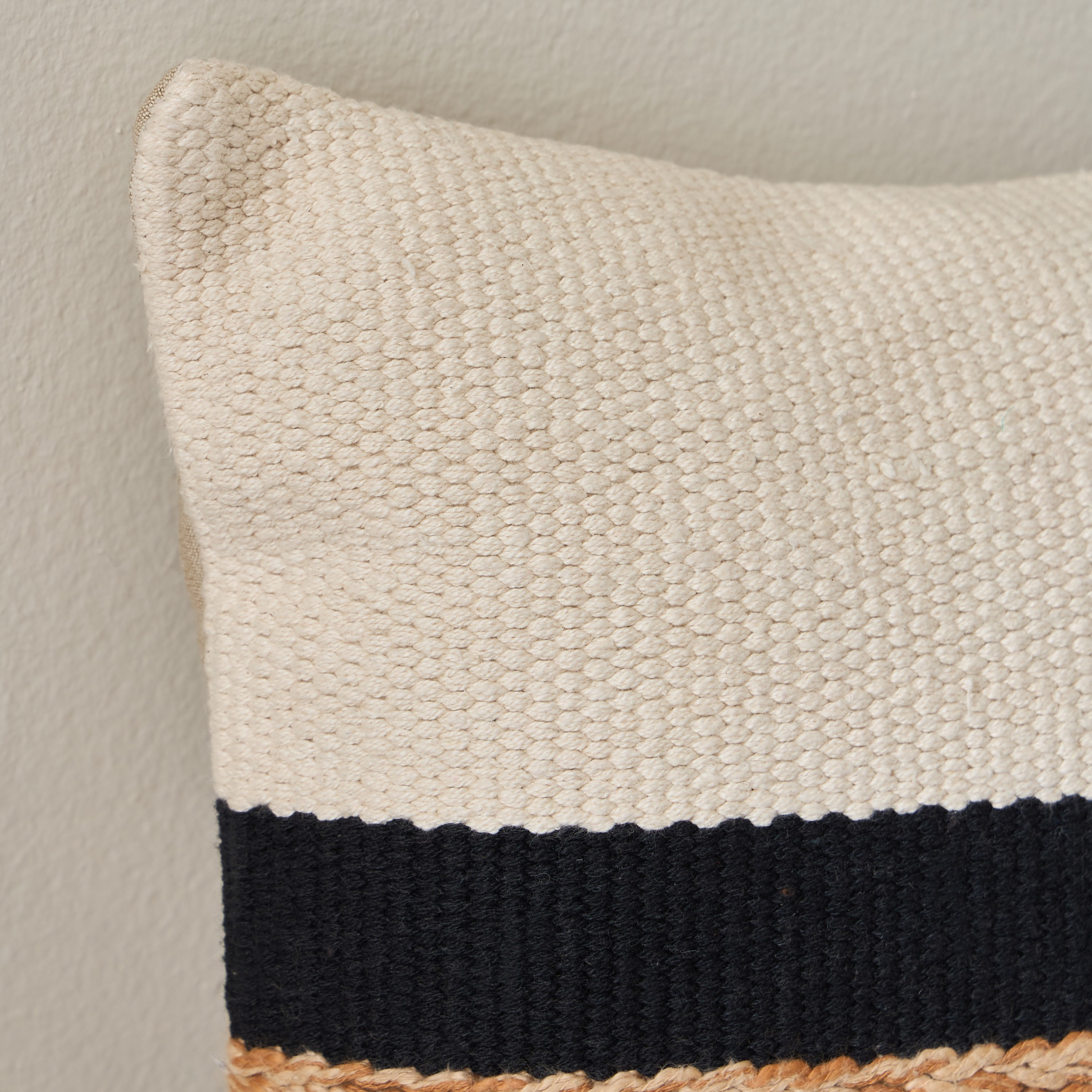 Makayla Handwoven Slub Filled Cushion - 50x50 cm-household-cushionsandthrows-filledcushions-decorativecushions-image-2