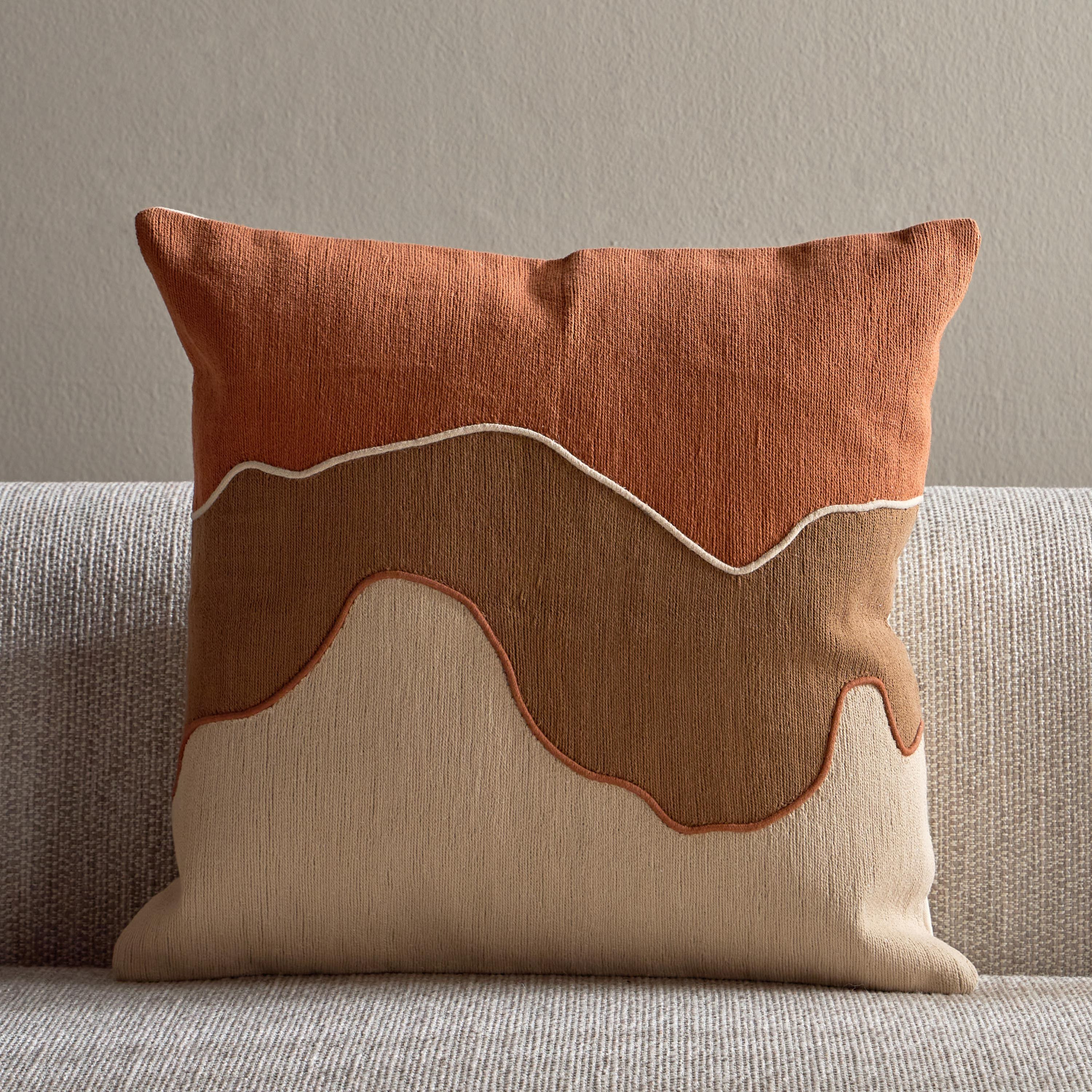 Daire Embroidered Cushion Cover - 50x50 cm-household-cushionsandthrows-cushioncovers-image-1