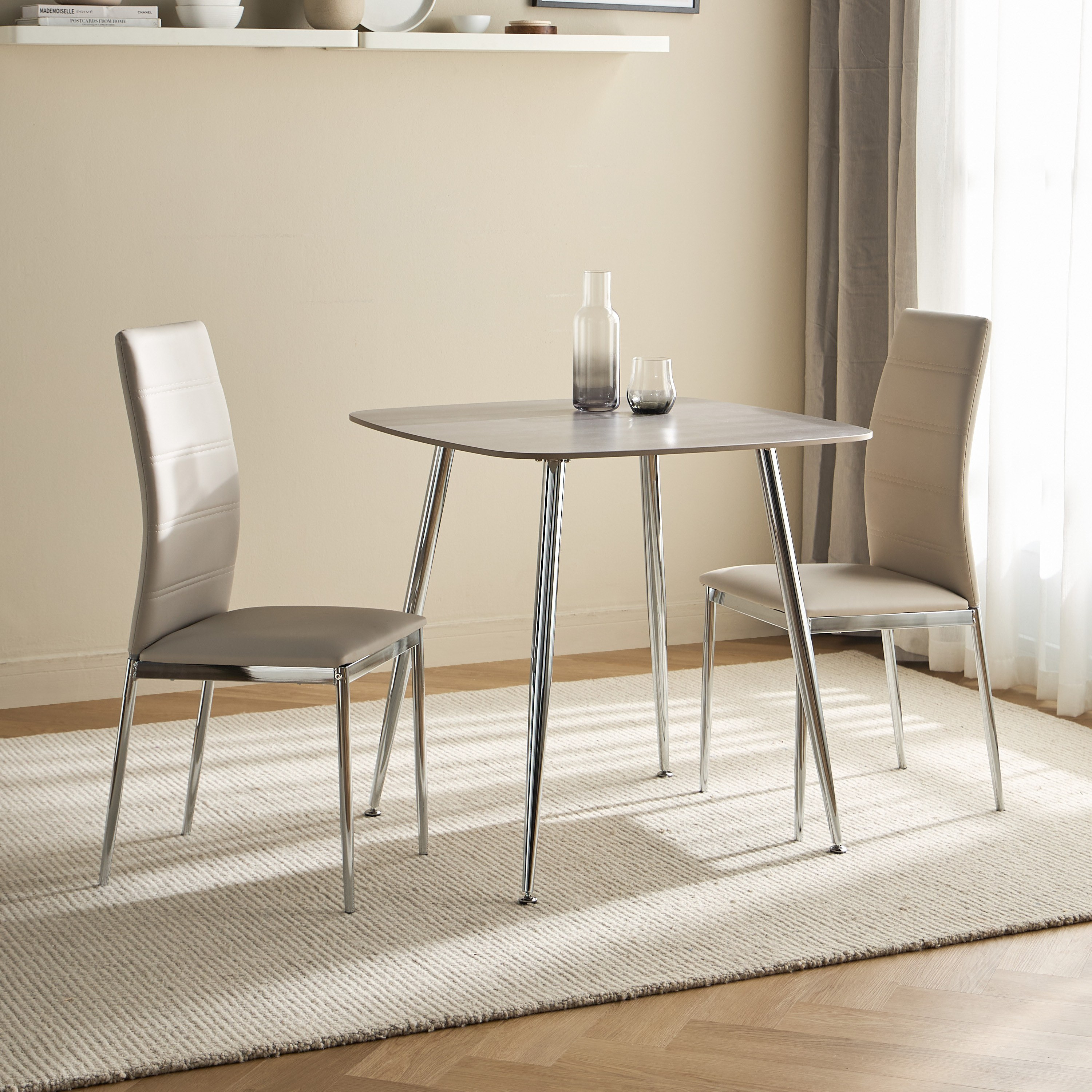 Warden 2-Seater Sintered Stone Top Dining Set-furniture-diningroom-diningsets-image-1