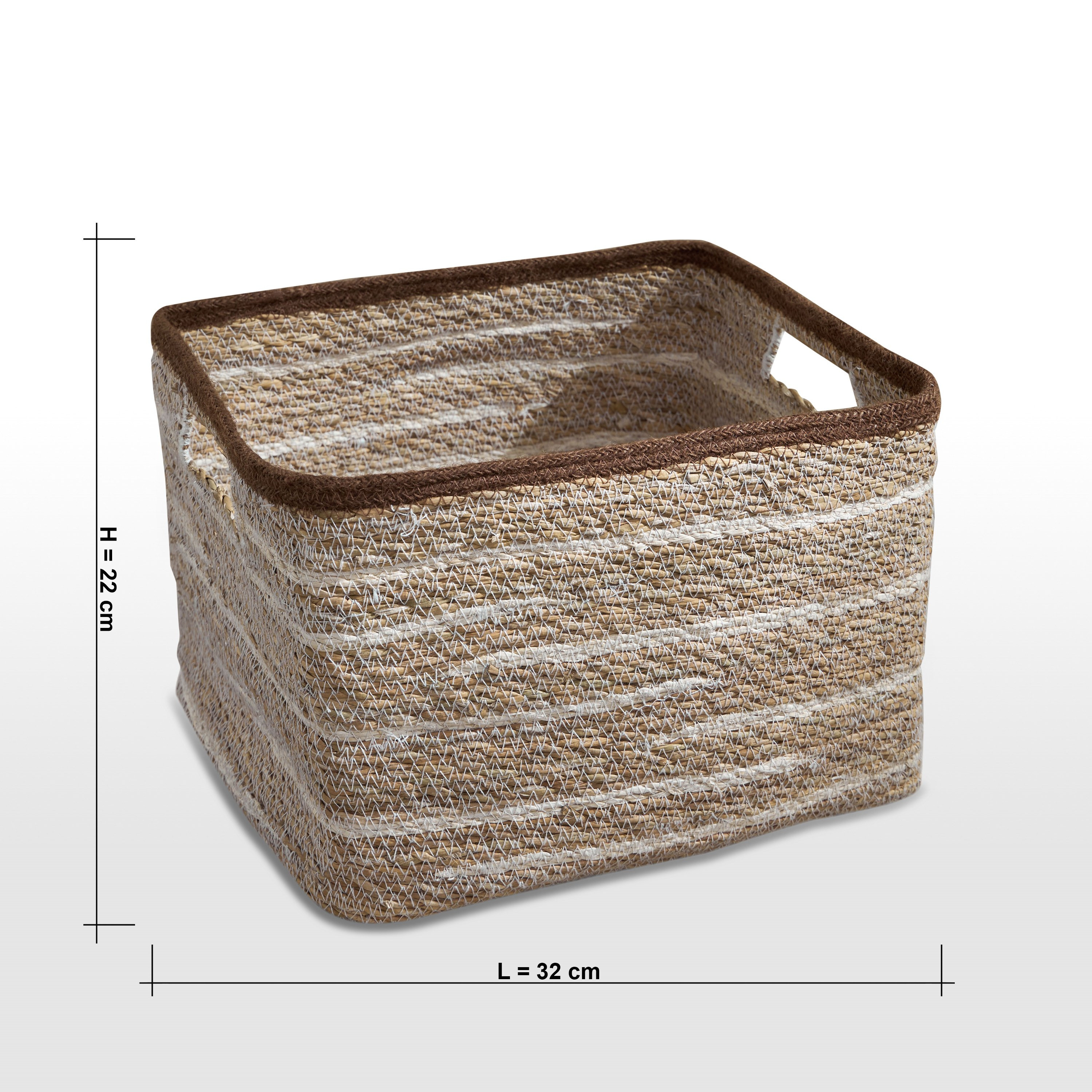 سلة تخزين - شوكو - 32x26x22 سم-household-storage-storagesolutions-storageboxesandbaskets-image-4