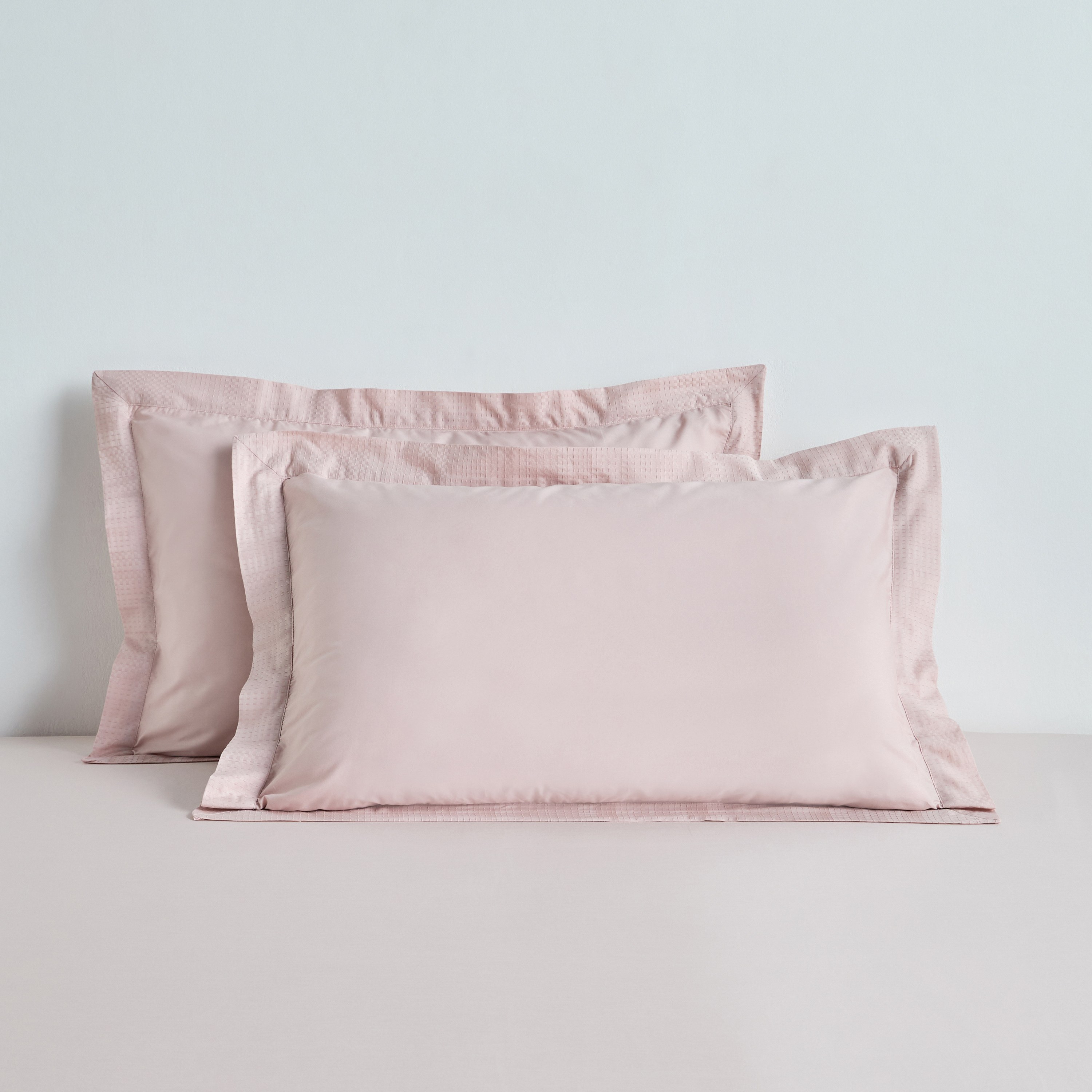 طقم غطاء وسادة قياسي قطعتين من القطن بيركال عدد خيوط 325 - إترنيتي - 50×75 سم-household-bedding-sheetsandpillowcases-pillowcases-image-1