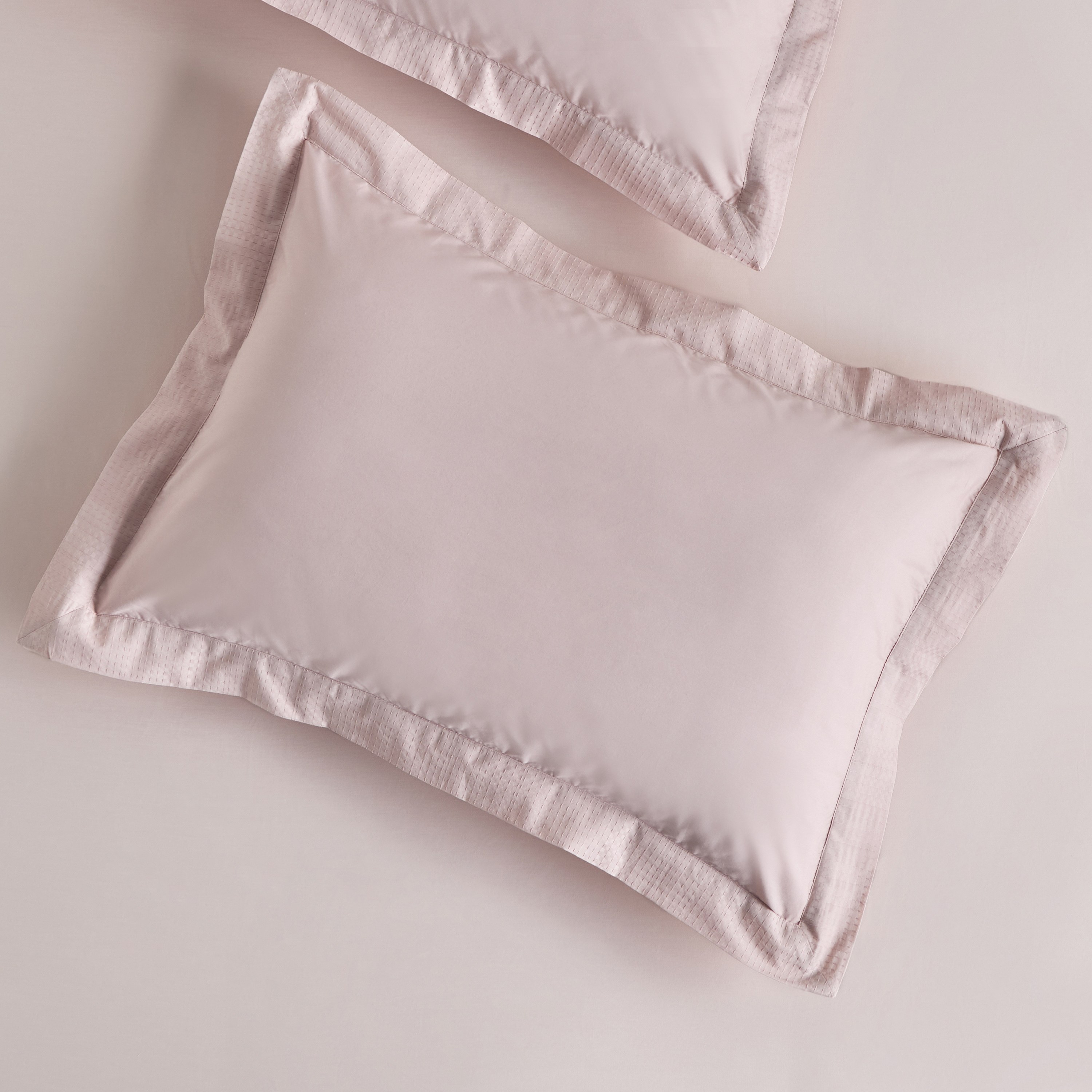 طقم غطاء وسادة قياسي قطعتين من القطن بيركال عدد خيوط 325 - إترنيتي - 50×75 سم-household-bedding-sheetsandpillowcases-pillowcases-image-2