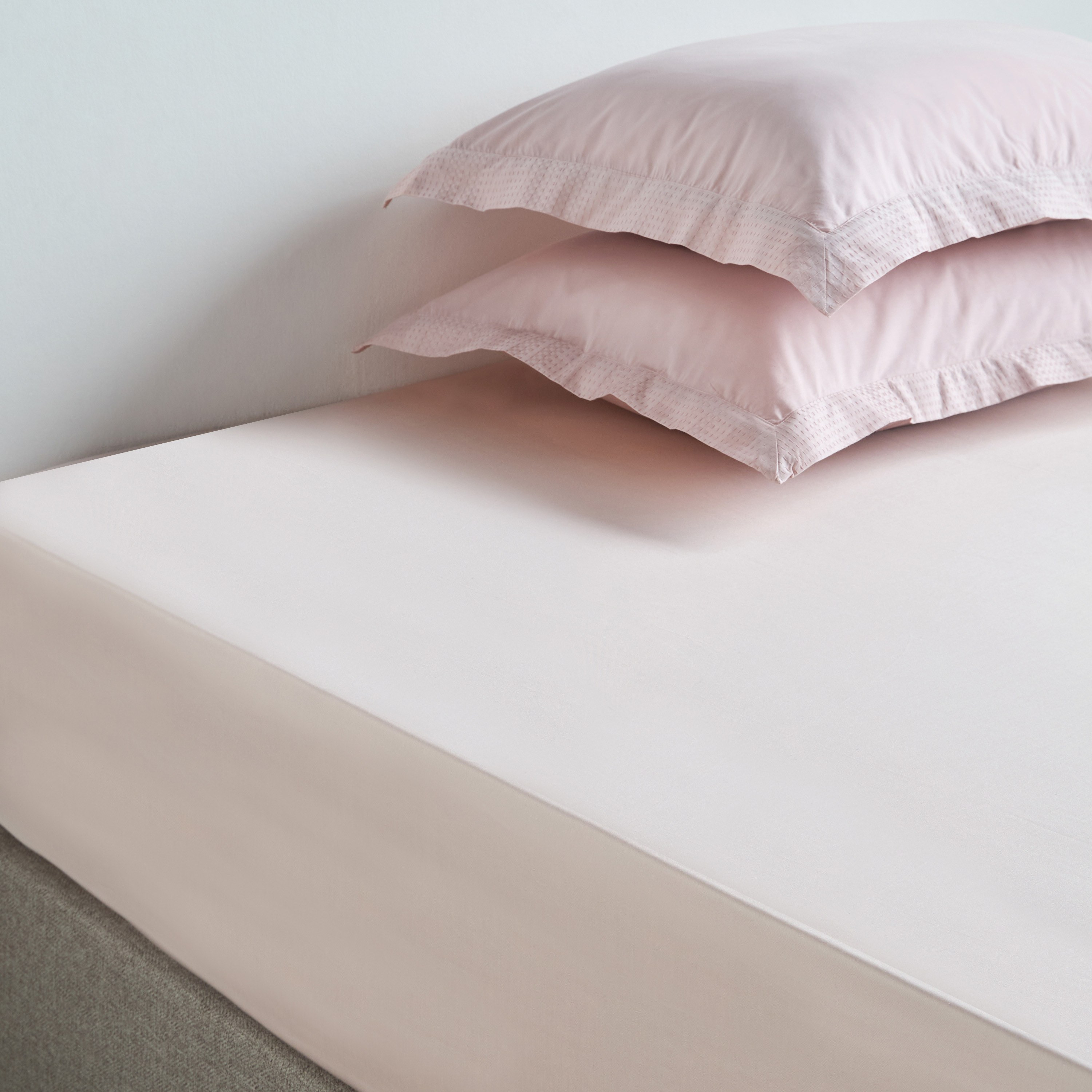 طقم غطاء وسادة قياسي قطعتين من القطن بيركال عدد خيوط 325 - إترنيتي - 50×75 سم-household-bedding-sheetsandpillowcases-pillowcases-image-4