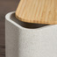 جرة قطن بغطاء من الخيزران - كيوتو-household-bathandlaundry-bathaccessories-tissueboxesandcottonjars-image-3