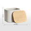 جرة قطن بغطاء من الخيزران - كيوتو-household-bathandlaundry-bathaccessories-tissueboxesandcottonjars-image-1