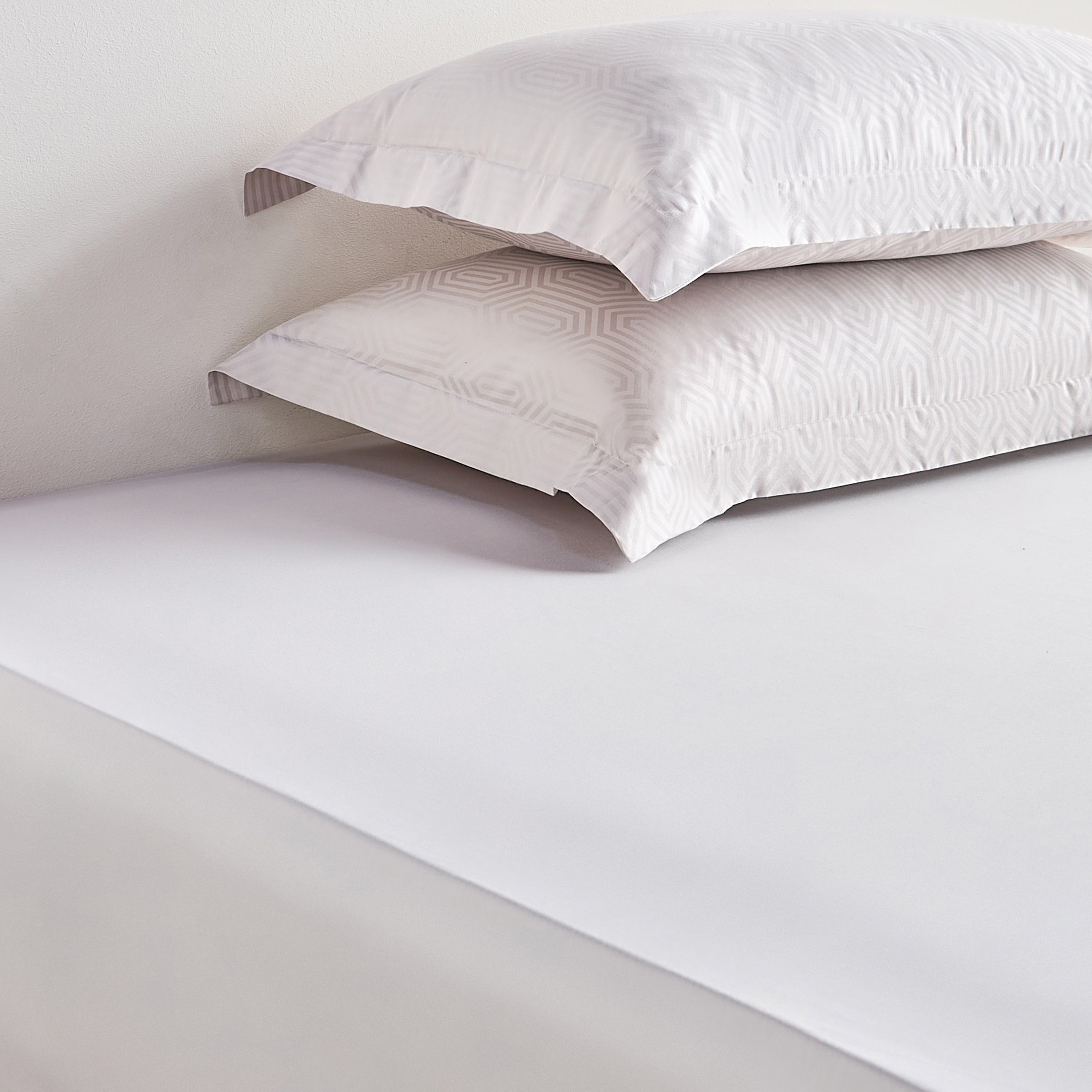 Amour Egyptian Cotton 300 Thread Count 2-Piece Oxford Pillowcase Set - 50x75 cm-household-bedding-sheetsandpillowcases-pillowcases-image-4
