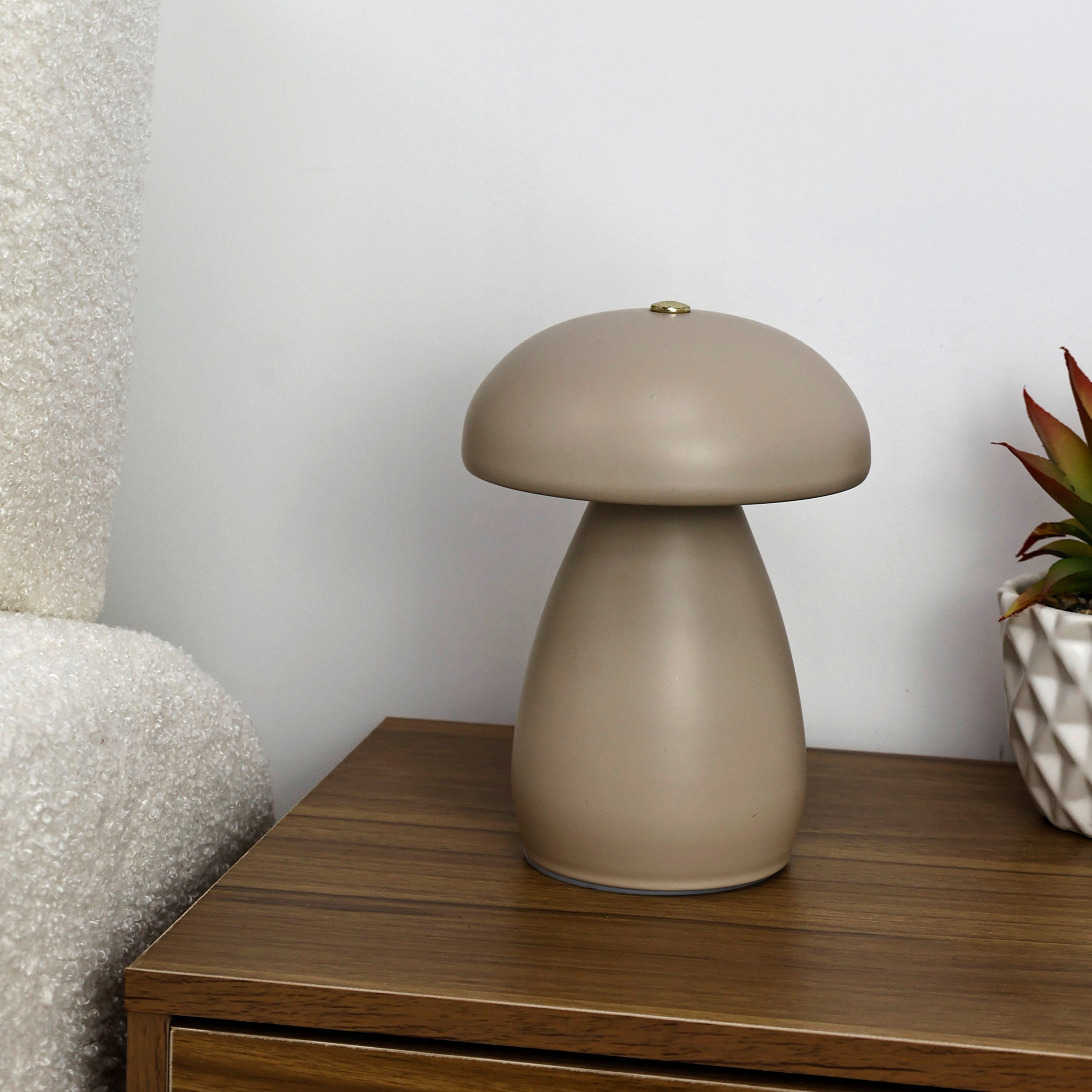 مصباح طاولة معدن إل إي دي  يعمل باللمس -إسمي - 18 سم-household-lighting-tableanddesklamps-image-1