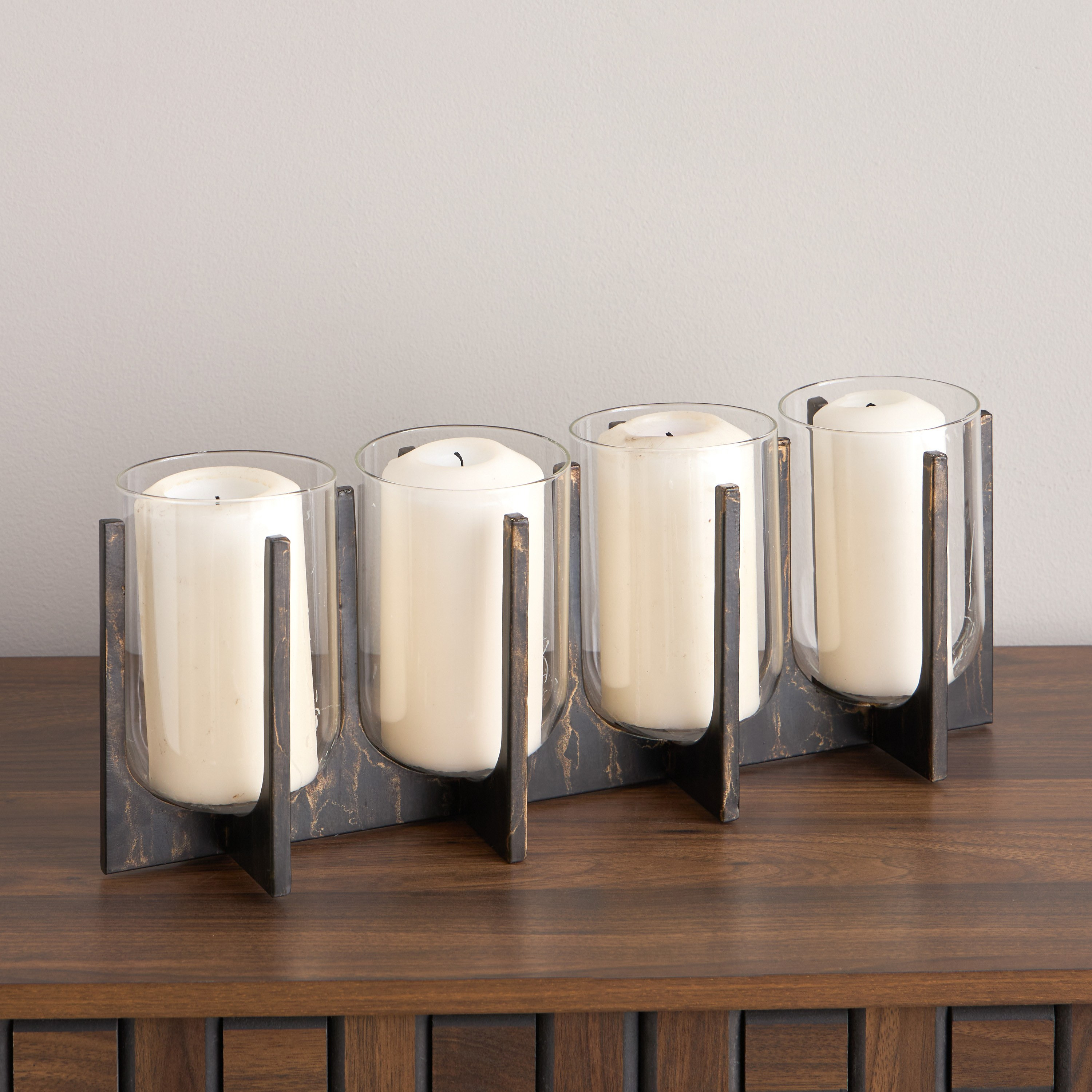 Nouf 4-Arm Pillar Candle Runner-household-decor-candleholdersandlanterns-image-2