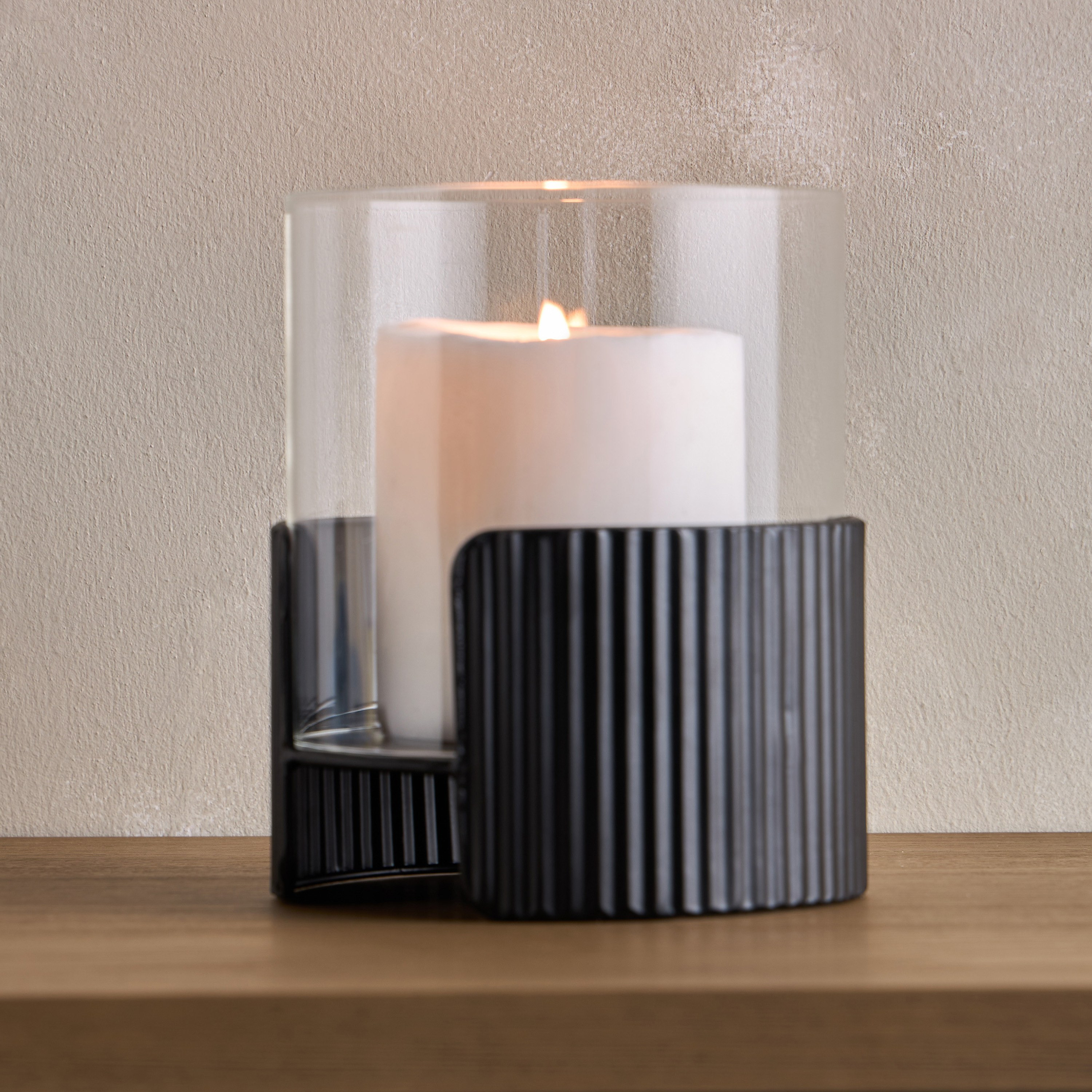Modern Mono Hurricane Candleholder-household-decor-candleholdersandlanterns-image-2
