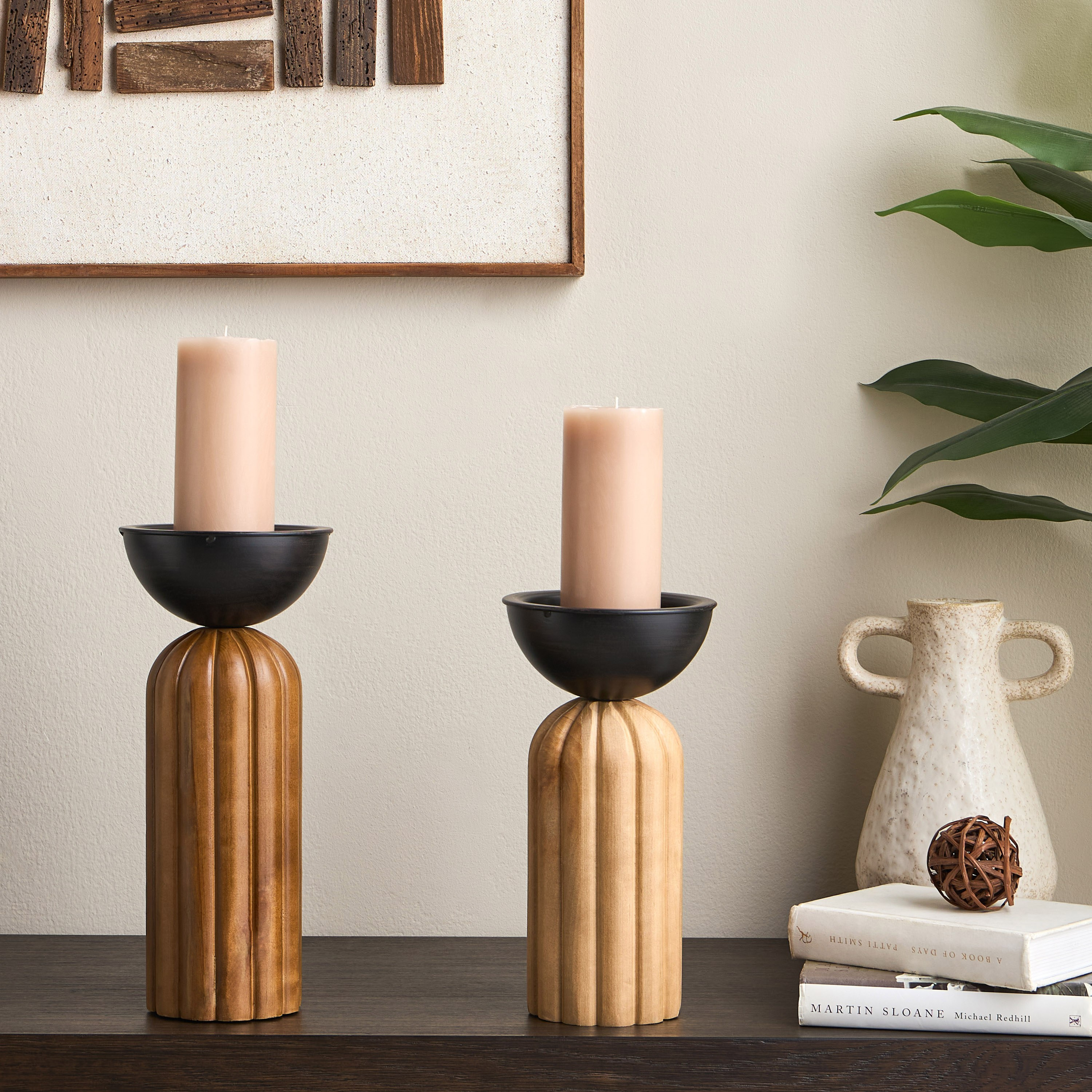 LouLou Pillar Candleholder-household-decor-candleholdersandlanterns-image-4