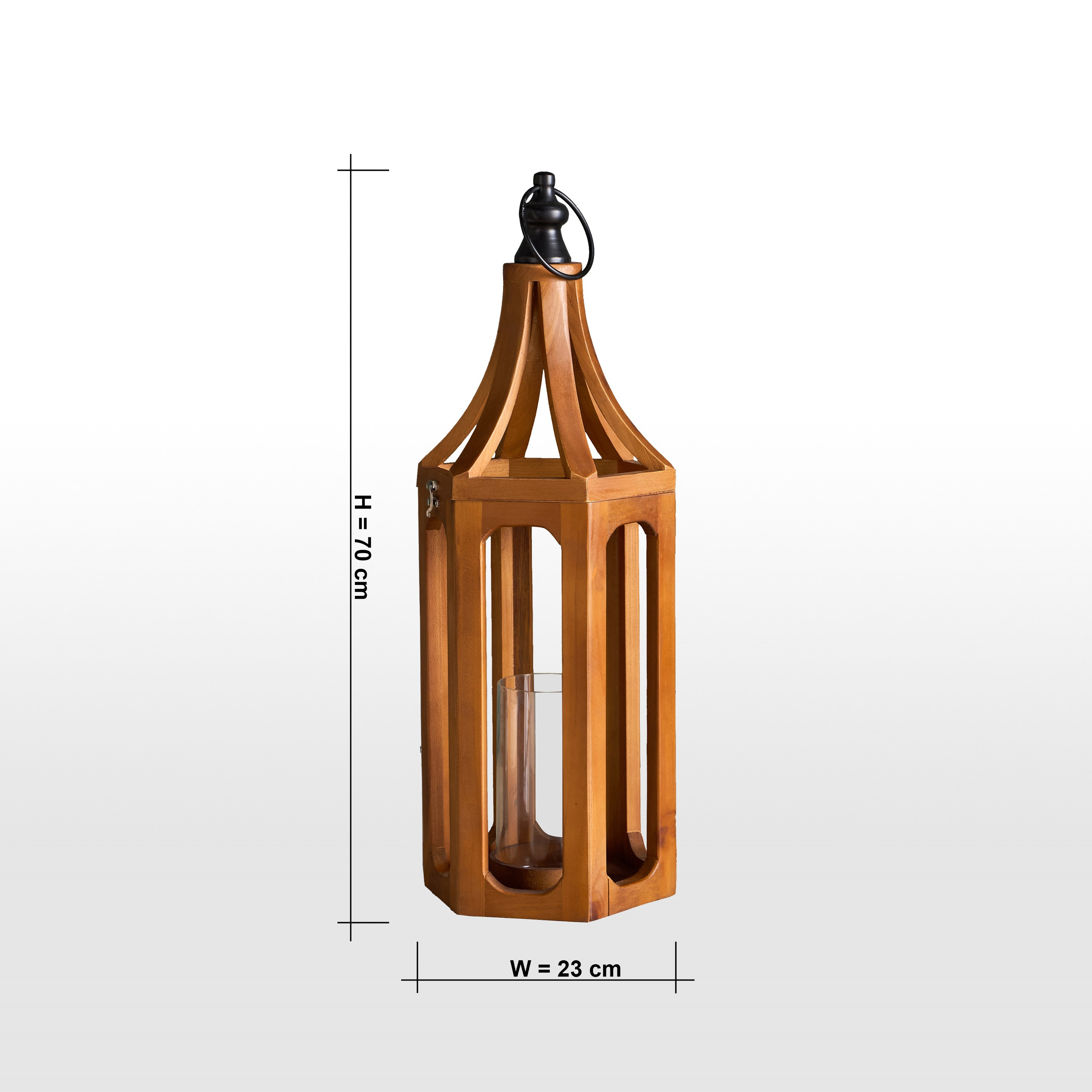LouLou Wooden Lantern - 70 cm-household-decor-candleholdersandlanterns-image-4