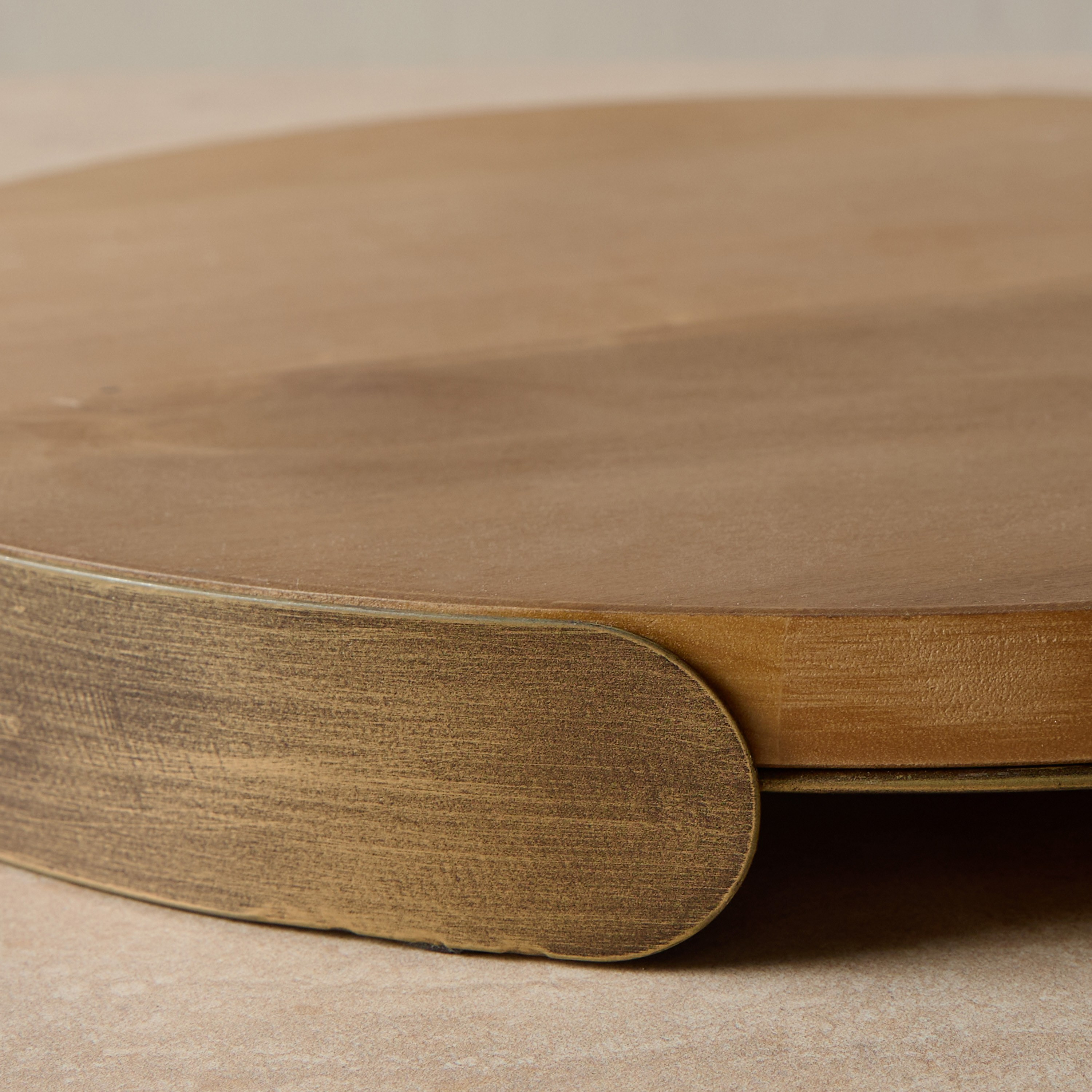 طبق ديكور خشبي - لولو أدولف - 36x36 سم-household-decor-boxesandtrays-image-2