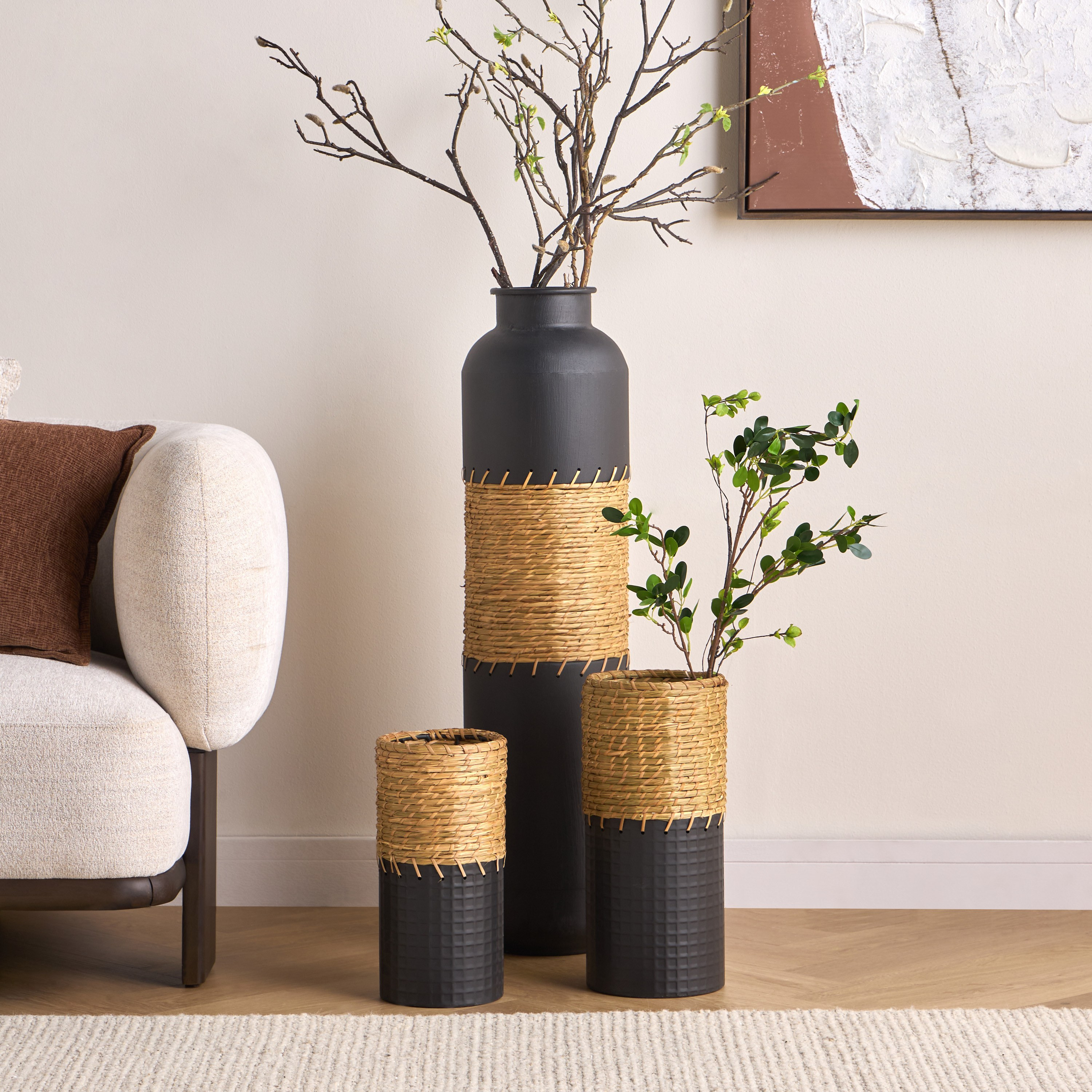 LouLou Metal Vase - 41 cm-household-decor-vasesandbowls-image-3