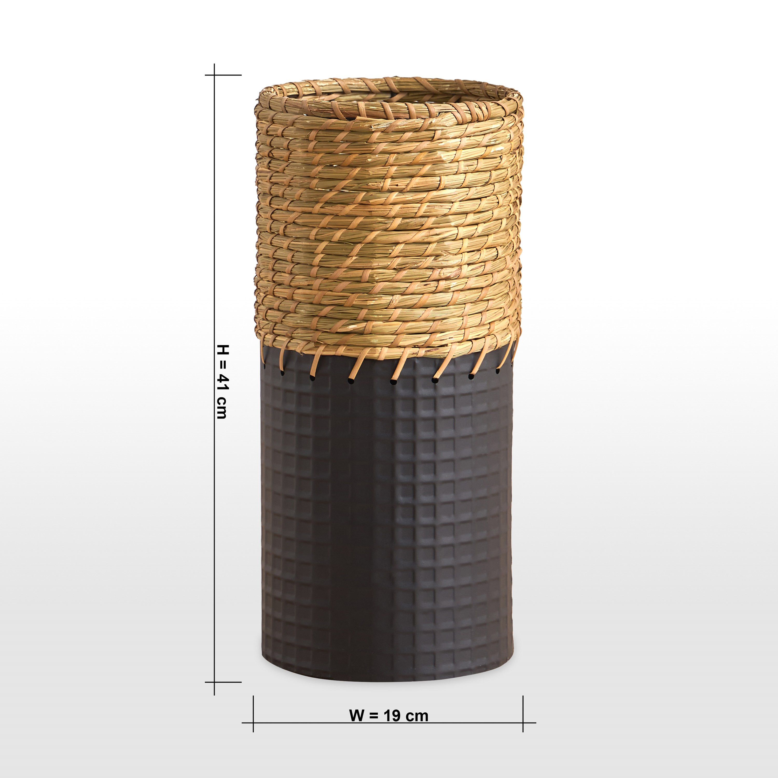 LouLou Metal Vase - 41 cm-household-decor-vasesandbowls-image-4