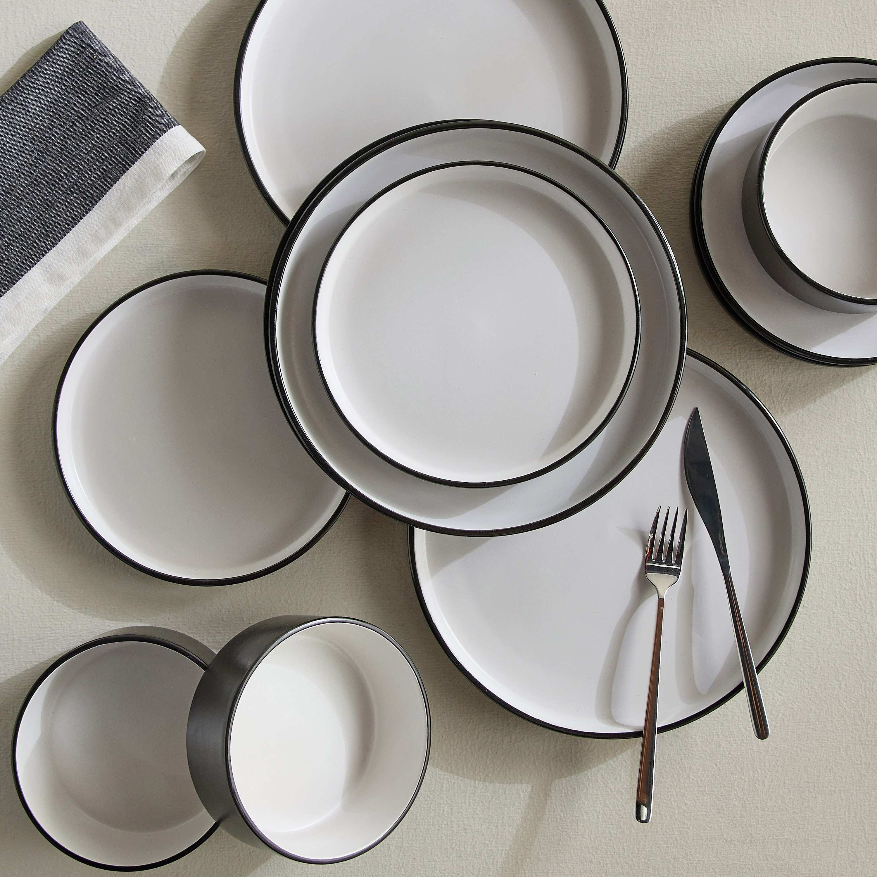 Gradient 12-Piece Stoneware Dinner Set - Serves 4-household-dining-dinnerware-dinnersets-image-1