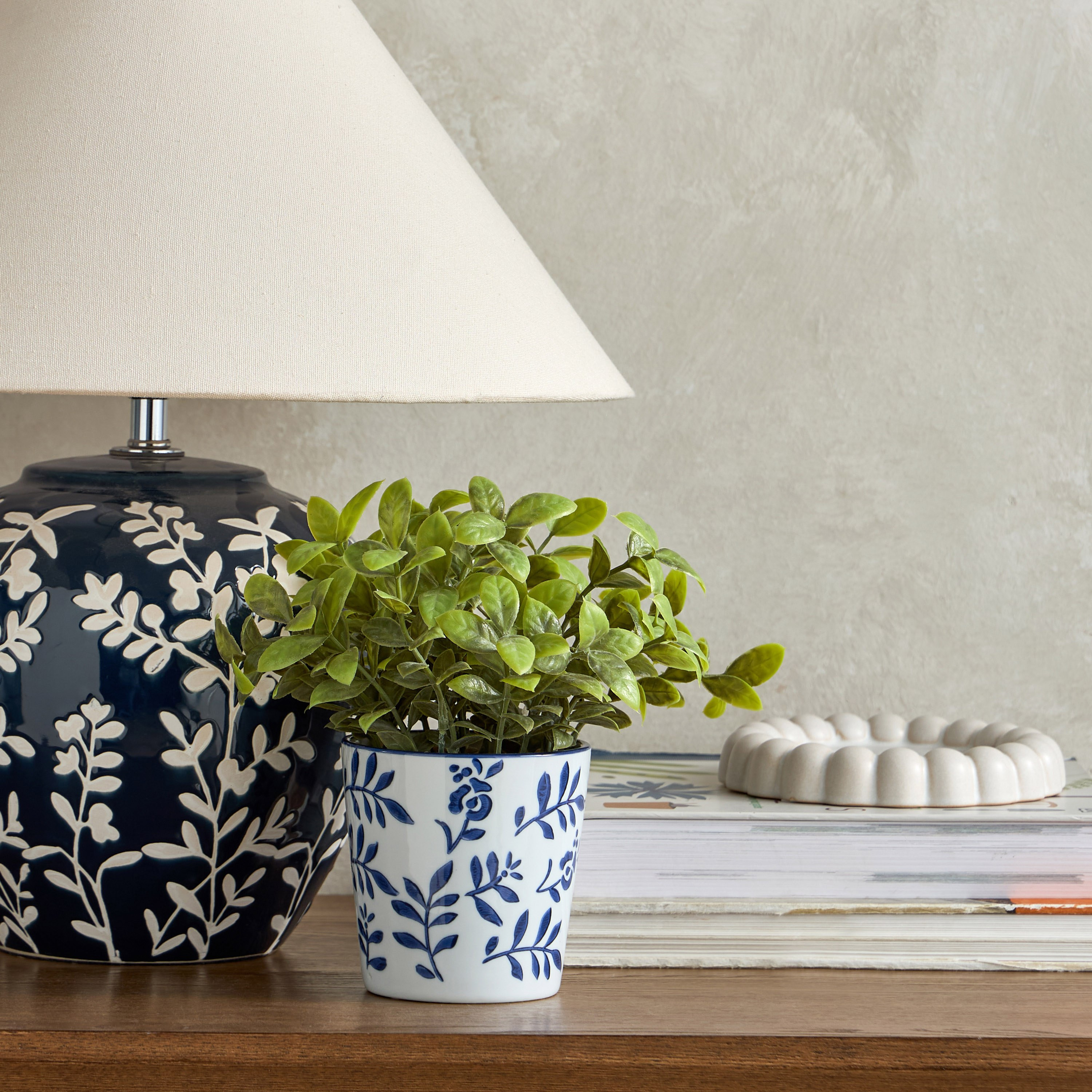 Foliage Plant in Pot - 23 cm-household-gardenandoutdoor-artificialplants-pottedplants-image-4