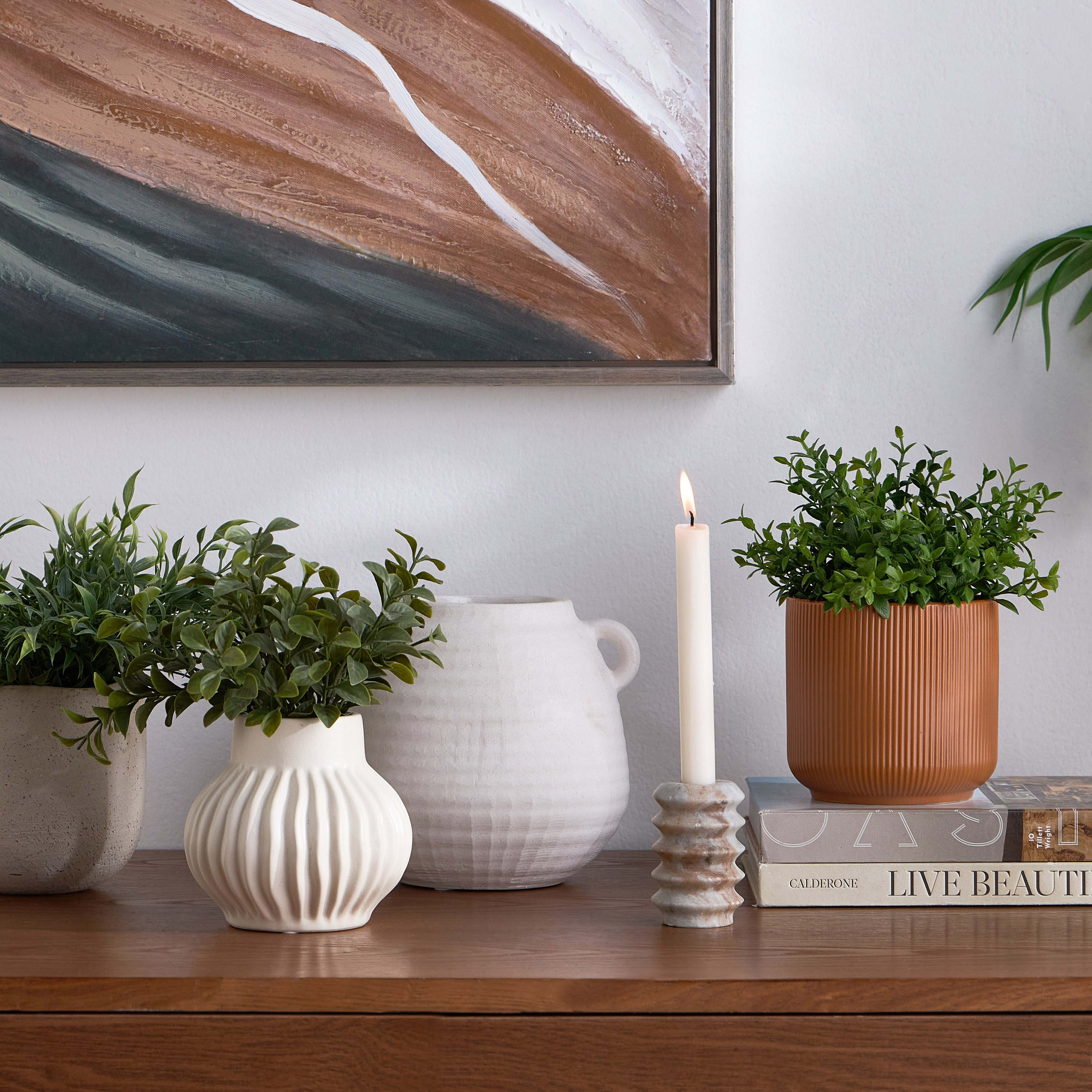 Vesta Ceramic Planter - 12 cm-household-gardenandoutdoor-potsandplanters-planters-image-4