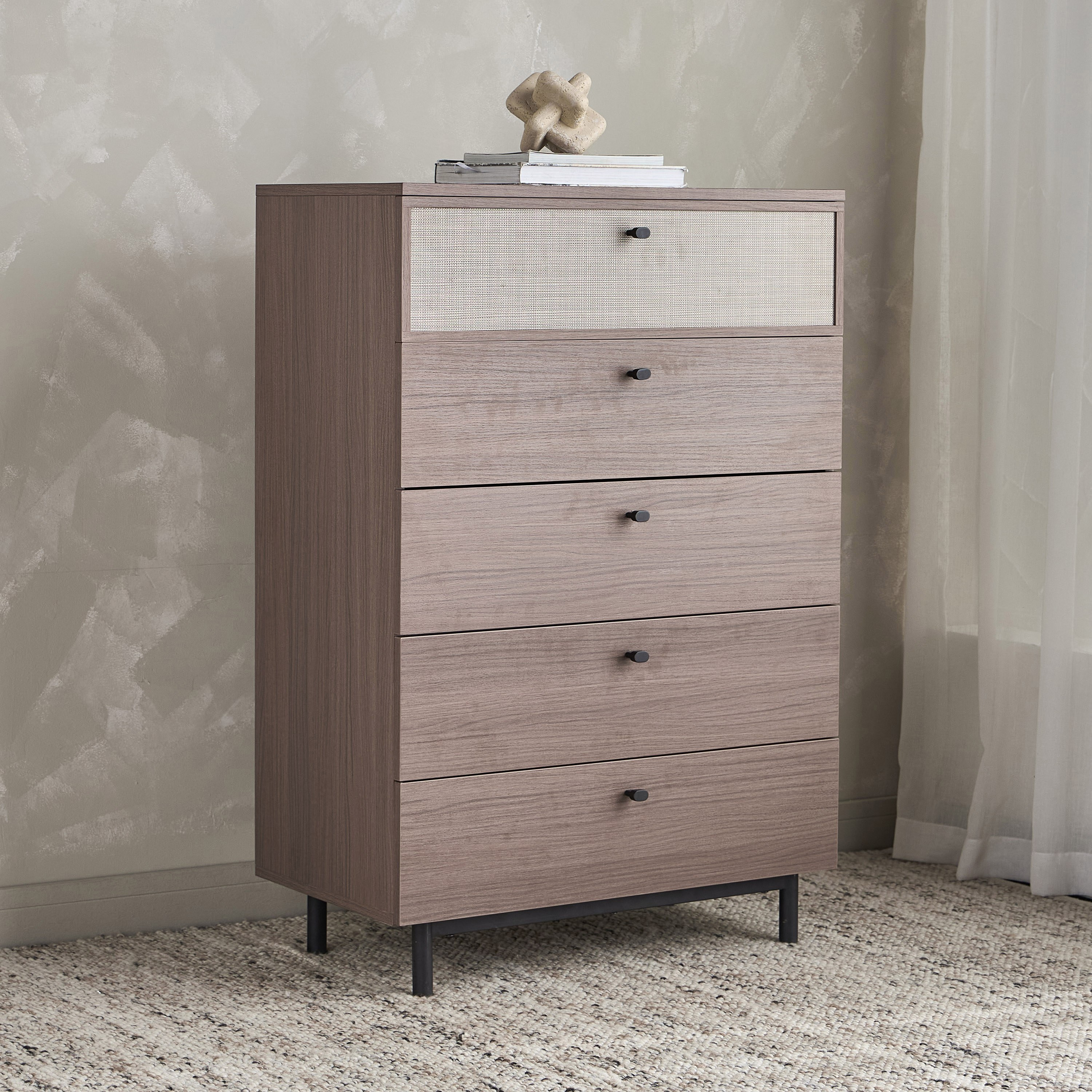 Mondo Chest of 5-Drawers-furniture-bedroom-chestofdrawers-image-1