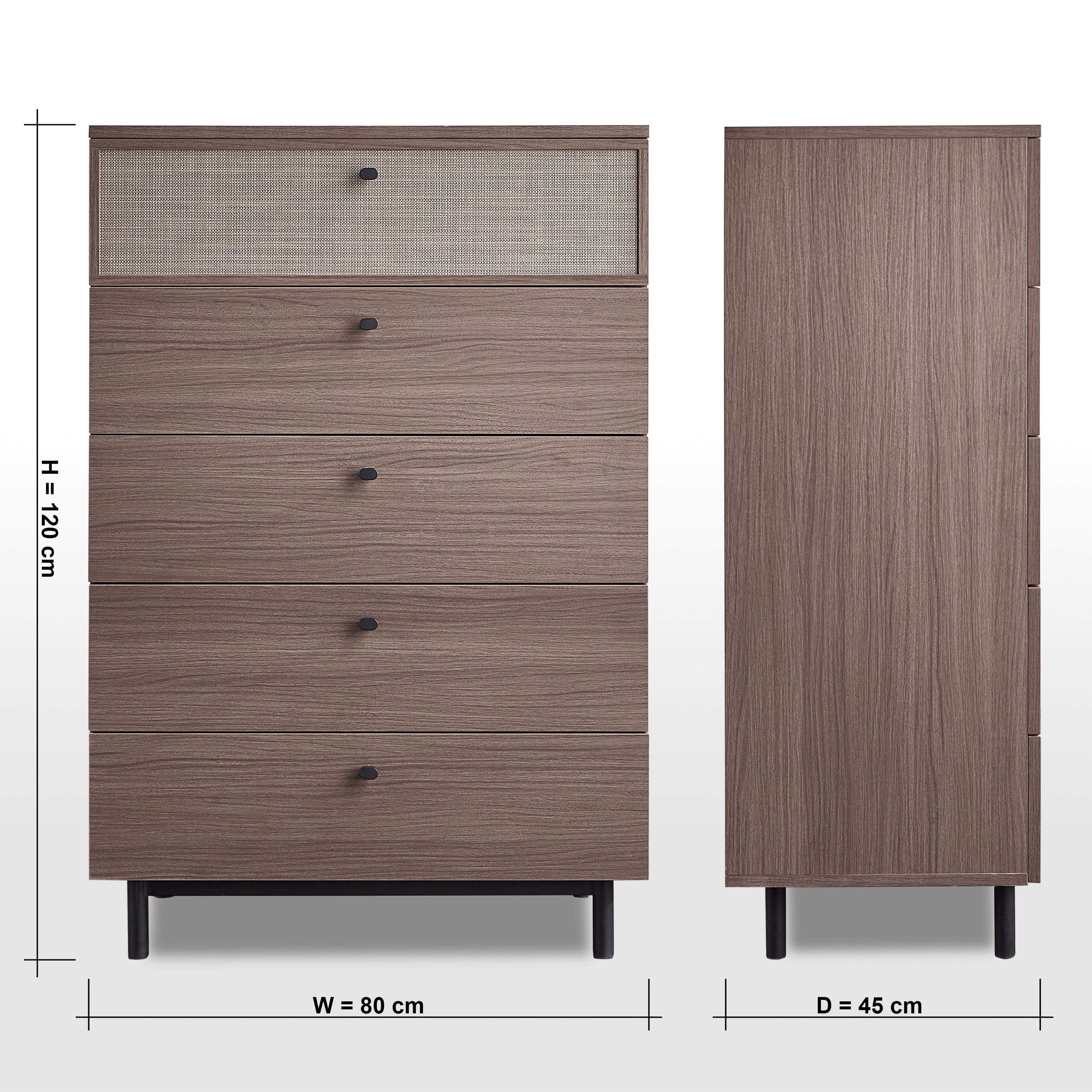 Mondo Chest of 5-Drawers-furniture-bedroom-chestofdrawers-image-8