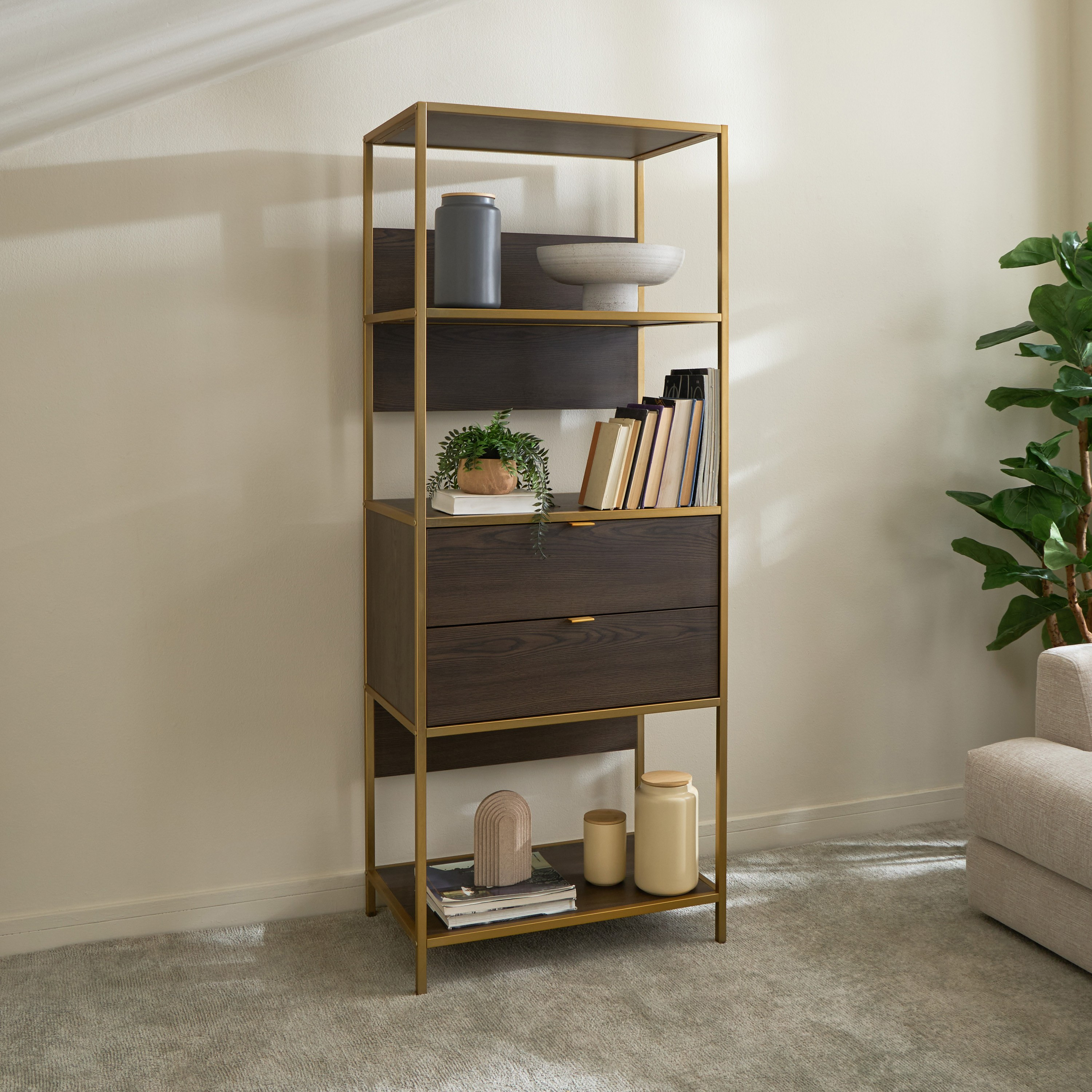 Shop Countryside Display Rack with Drawers | Home Centre Kuwait