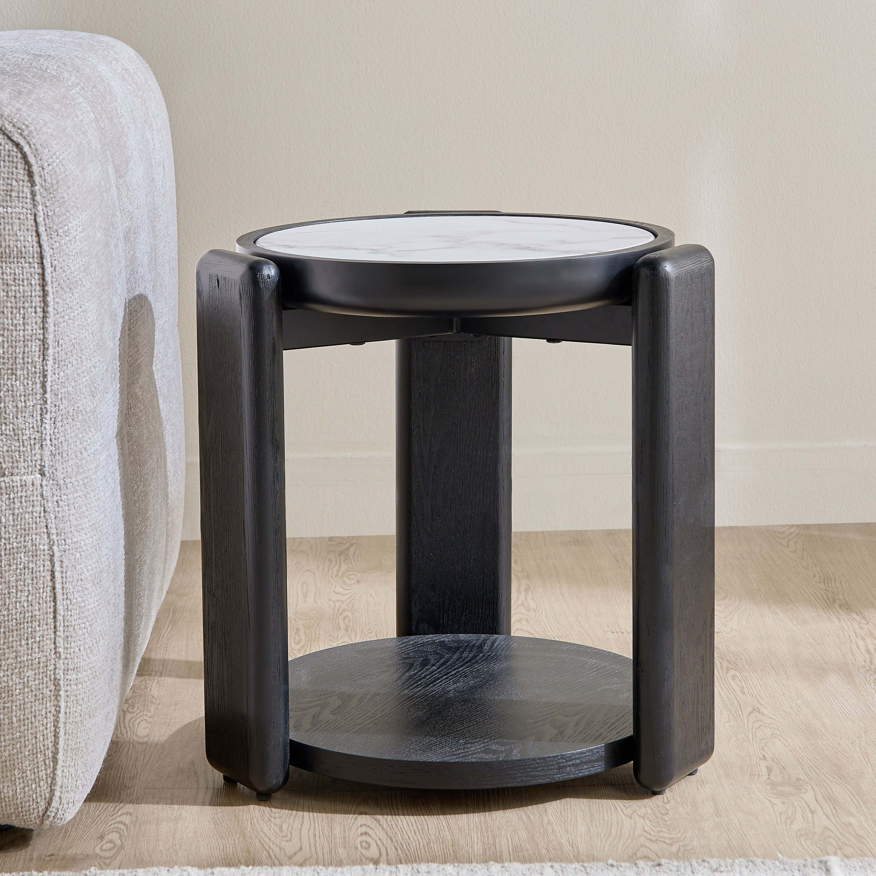 Gradient Marble Top Side Table-furniture-livingroom-sideandendtables-image-1