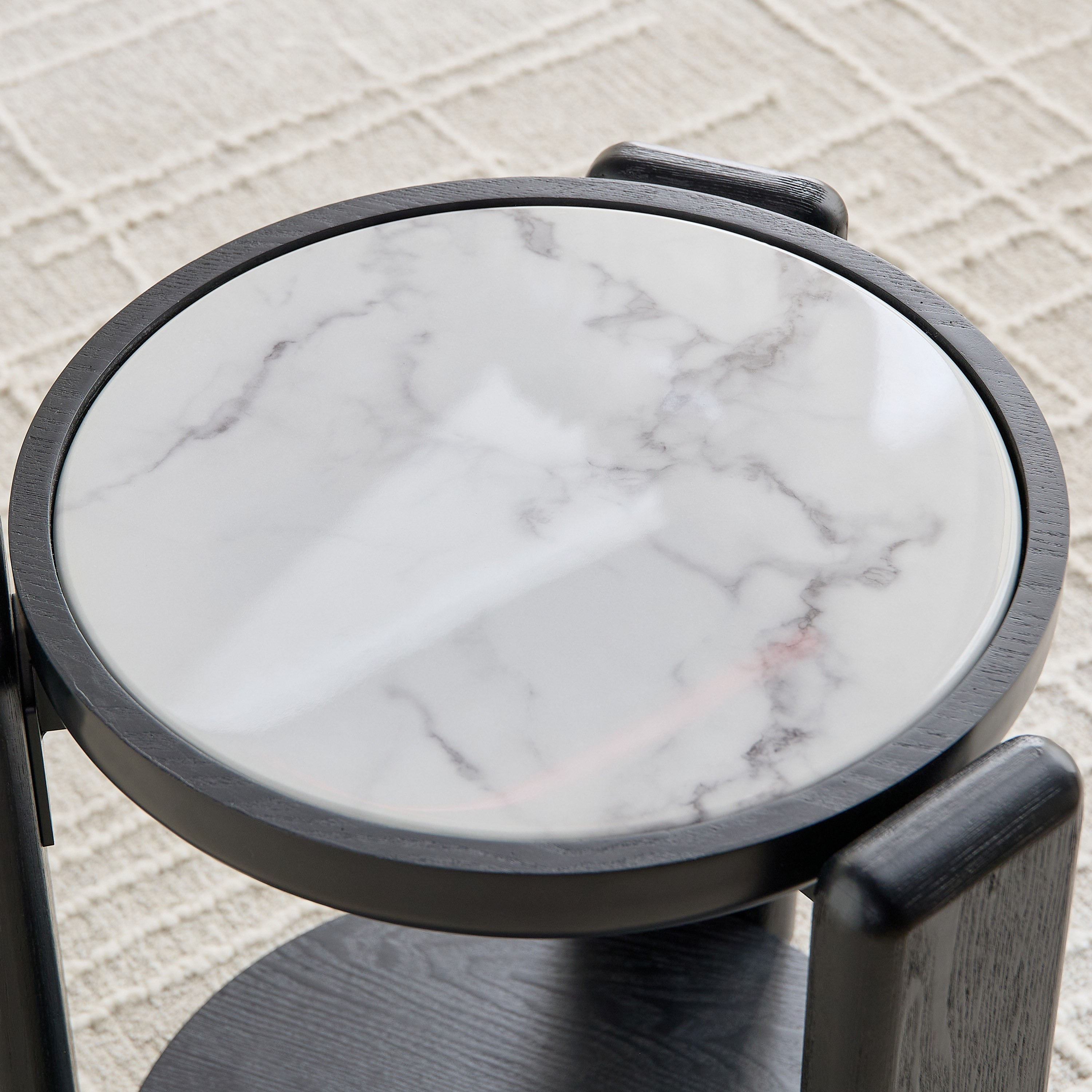Gradient Marble Top Side Table-furniture-livingroom-sideandendtables-image-2