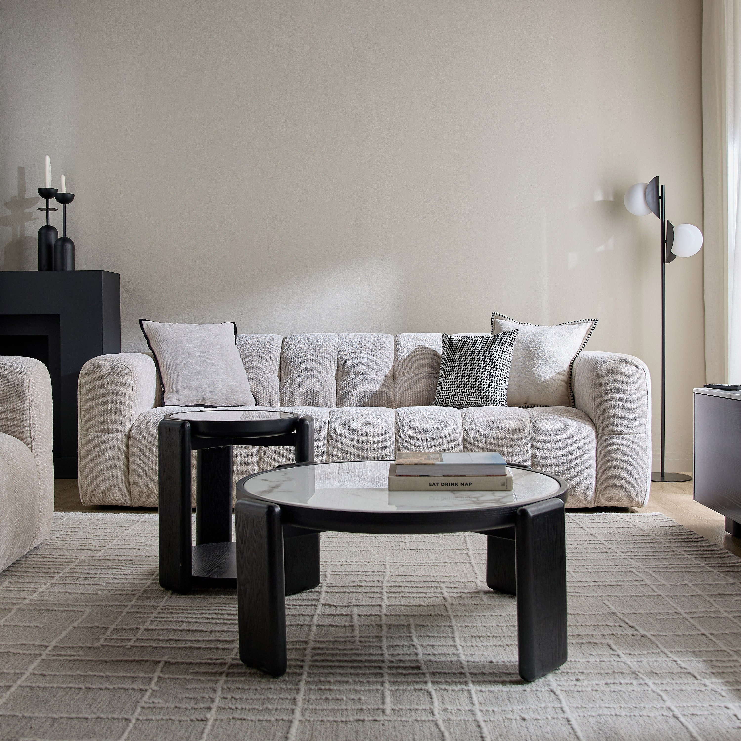 Gradient Marble Top Side Table-furniture-livingroom-sideandendtables-image-4