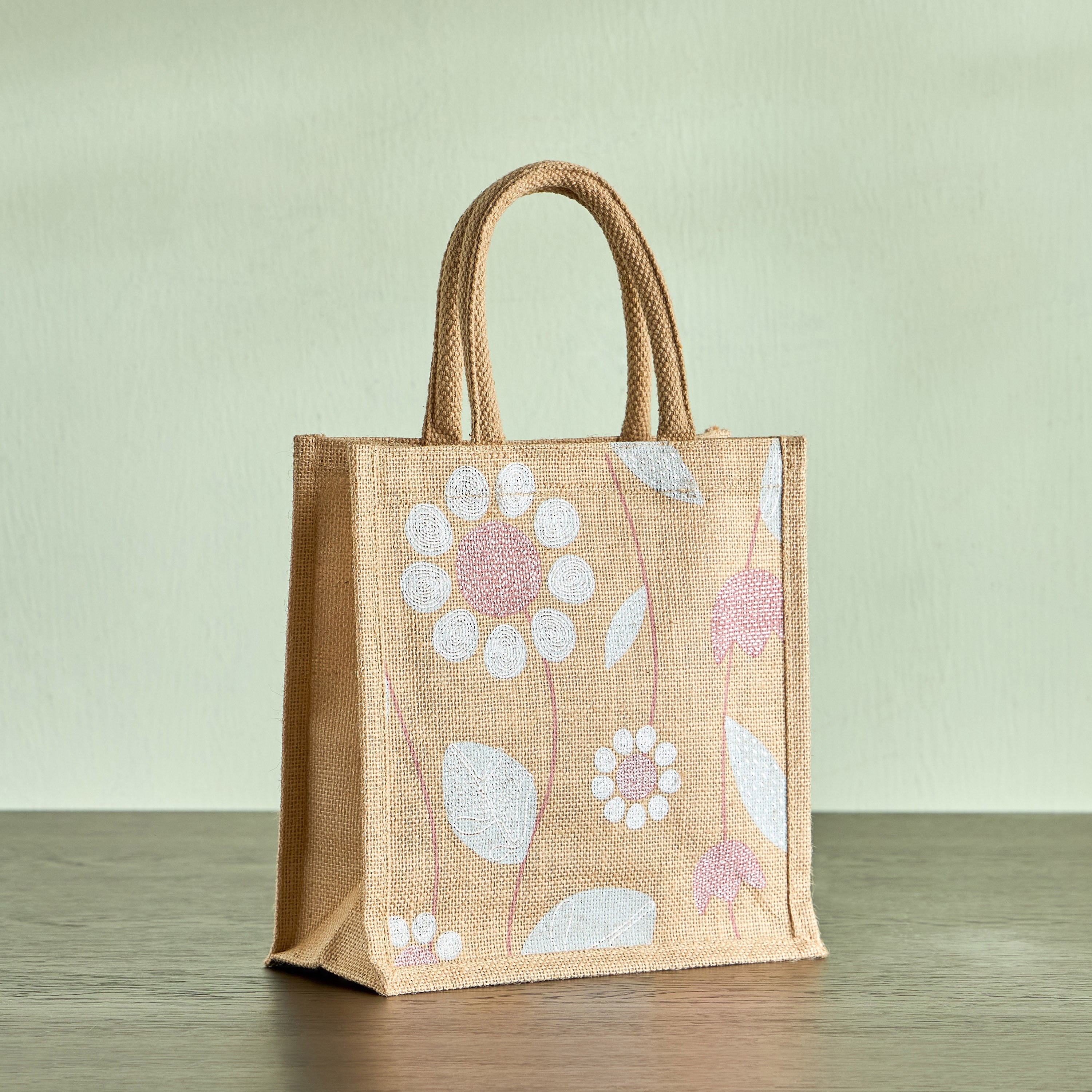 Poppy Jute Lunch Bag-household-kitchen-foodstorage-lunchbags-image-1