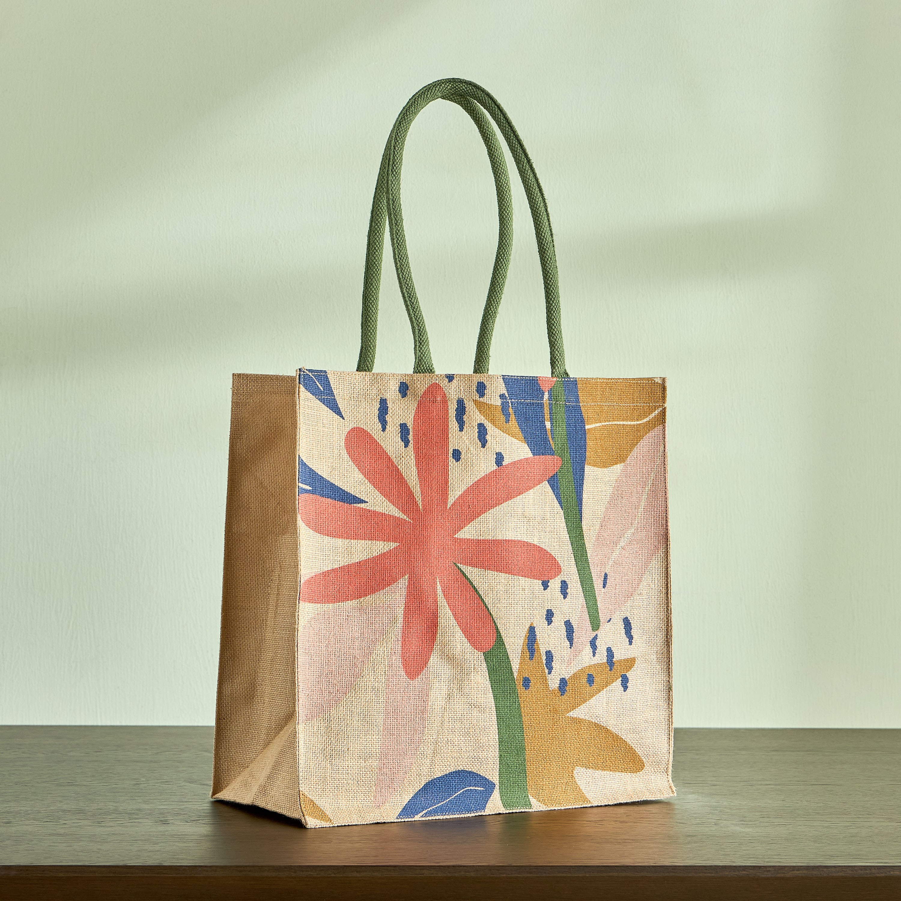 شنطة غداء من الجوت - روفوس-household-kitchen-foodstorage-lunchbags-image-1