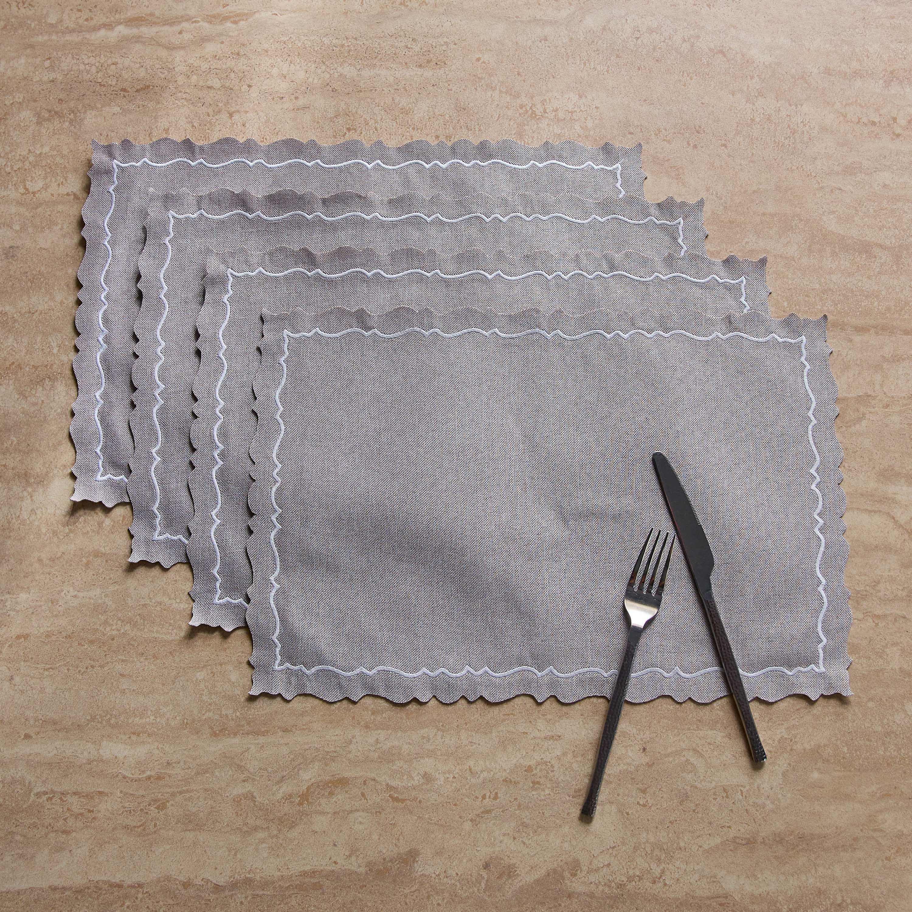 Gia 4-Piece Placemat Set-household-dining-tablelinen-placemats-image-1