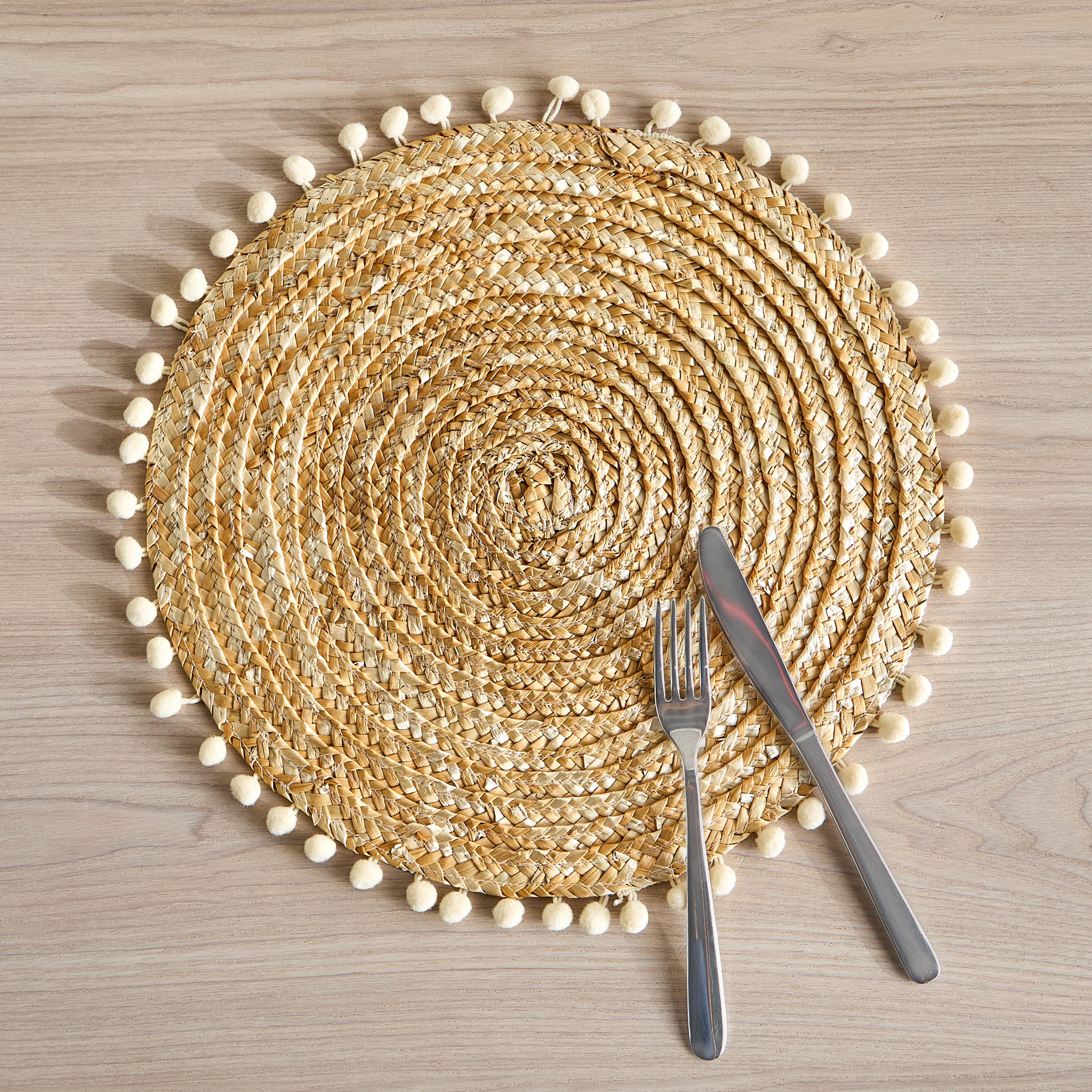 Woven Seagrass Placemat-household-dining-tablelinen-placemats-image-1