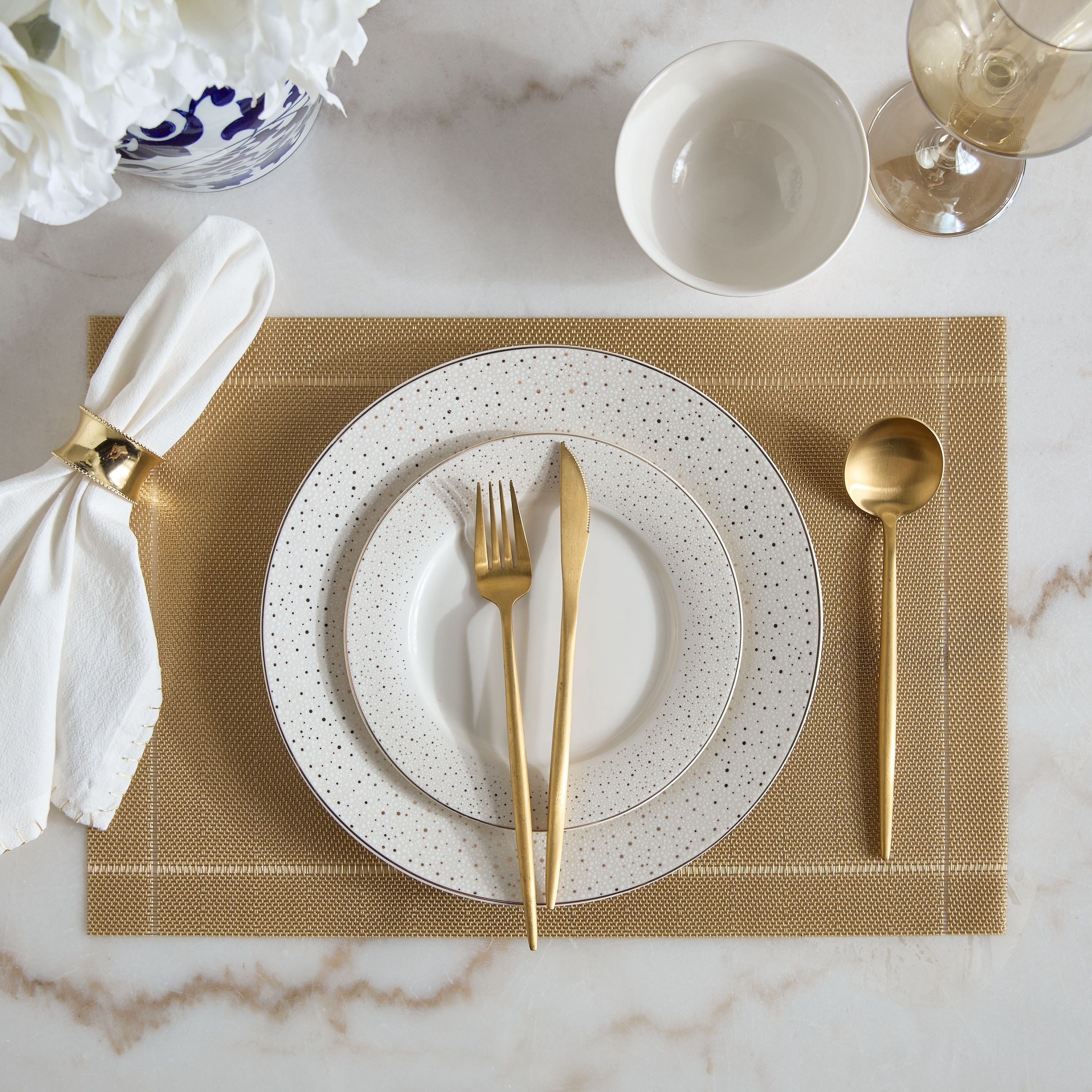 لبادة صحون - سكارليت - قطعة واحدة-household-dining-tablelinen-placemats-image-3