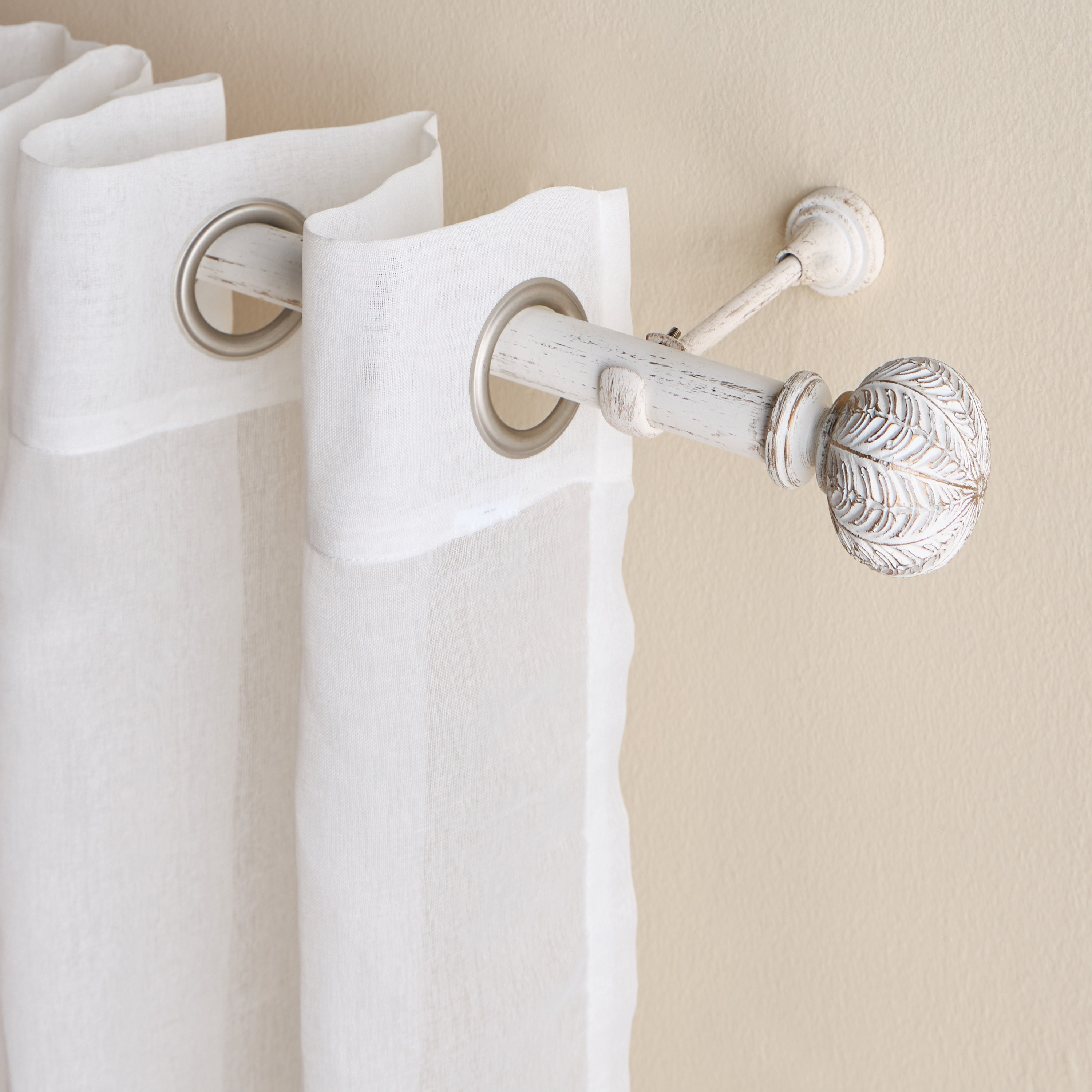 Amadeus Extendable Single Curtain Rod - 100-300 cm-household-windows-curtainrodsandaccessories-curtainrods-image-1