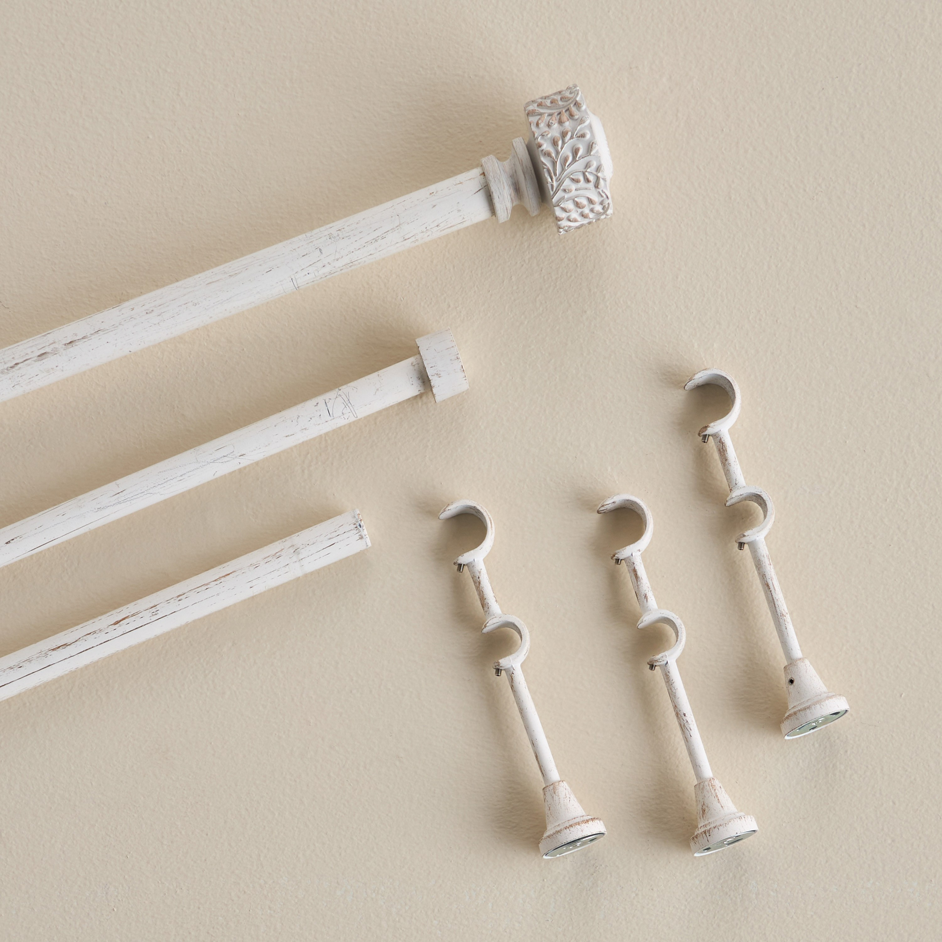 Fern Extendable Double Curtain Rod - 100-300 cm-household-windows-curtainrodsandaccessories-curtainrods-image-3